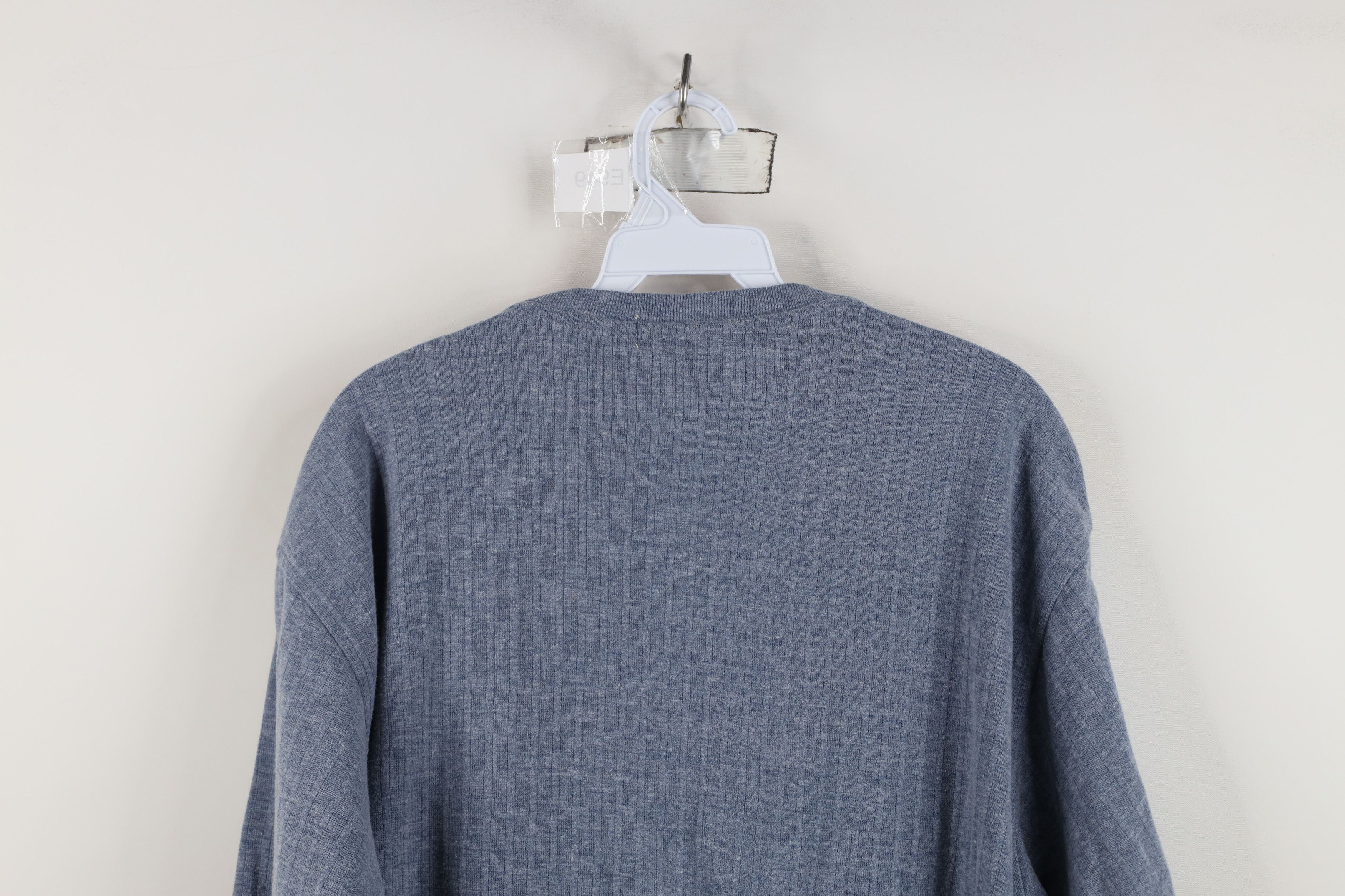 Vintage Vintage 90s Streetwear Knit Short Sleeve Henley T-Shirt Size US XL / EU 56 / 4 - 8 Thumbnail