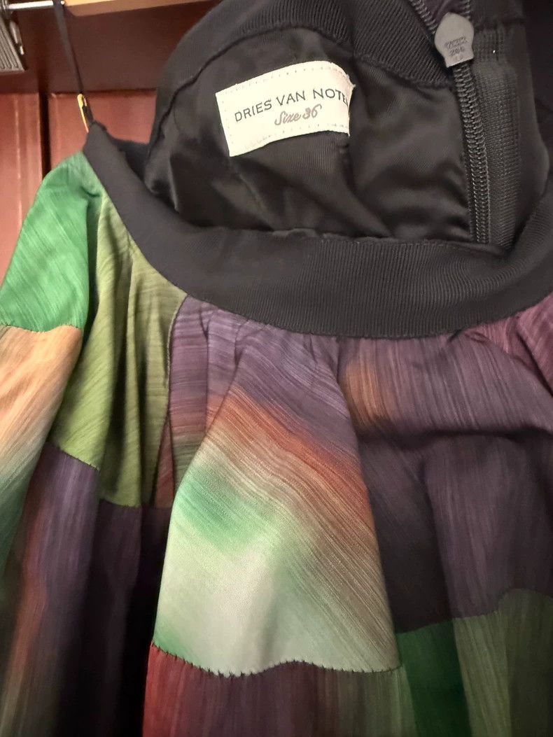 Dries Van Noten dries van noten size:36 Printed long dress Size XXS / US 00 / IT 34 - 3 Thumbnail