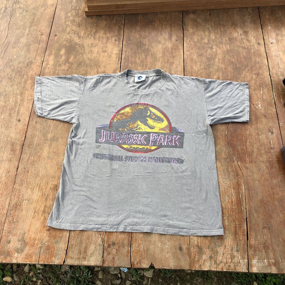 Vintage Vintage Promo Movie Jurassic Park Made In USA Rare Shirt Size US XL / EU 56 / 4 - 2 Thumbnail