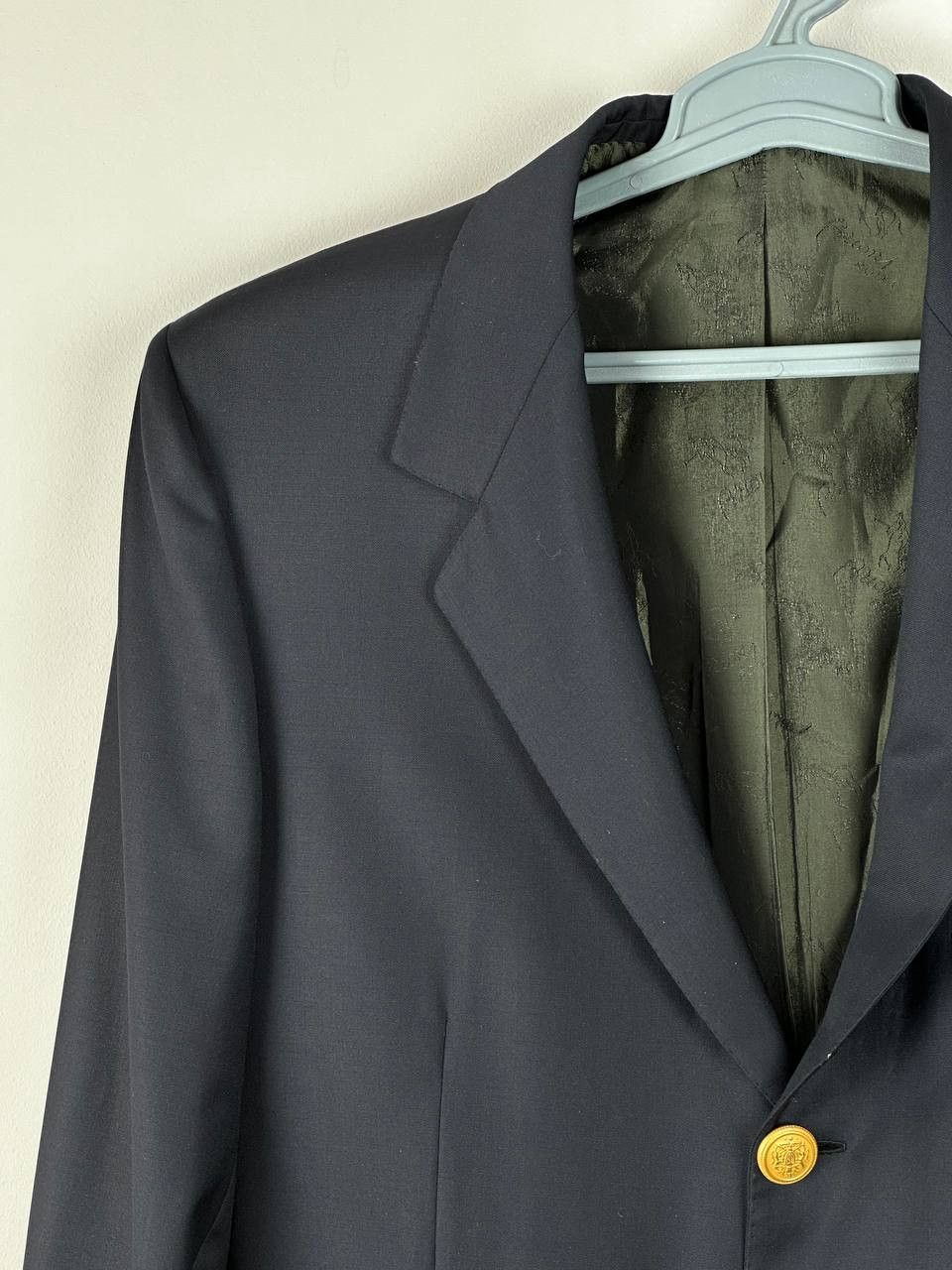 Brioni Vintage Brioni Luxury Wool Navy Blazer Made In Italy Size 50S - 4 Thumbnail