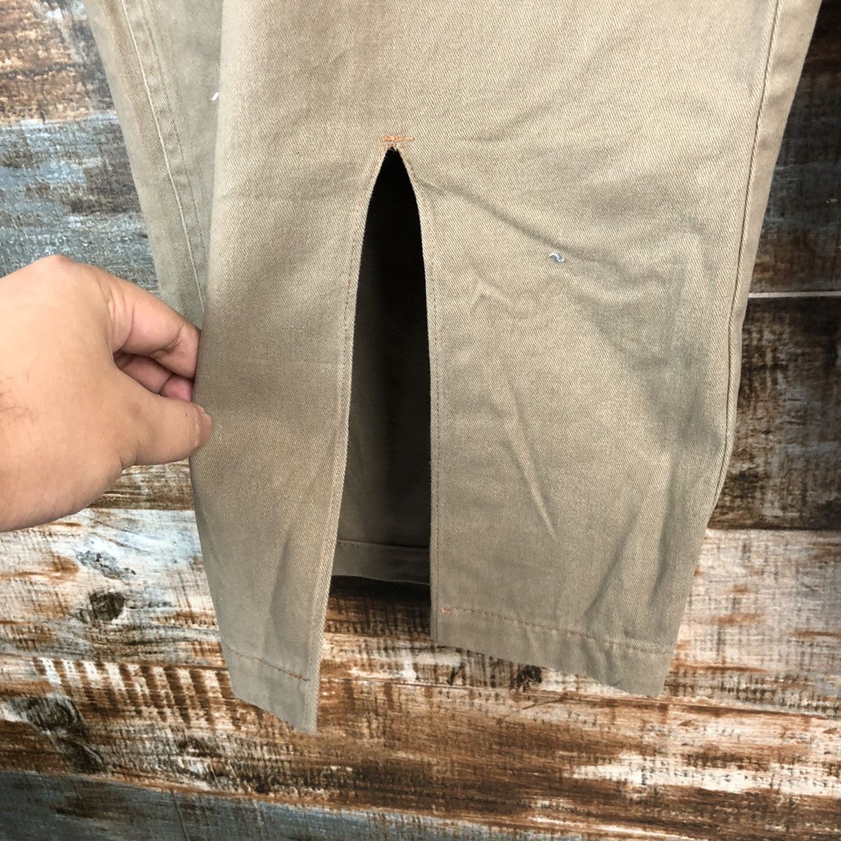 Japanese Brand Japanese Brand Brown Cargo Multipocket Pants #A2420 Size US 35 - 13 Thumbnail