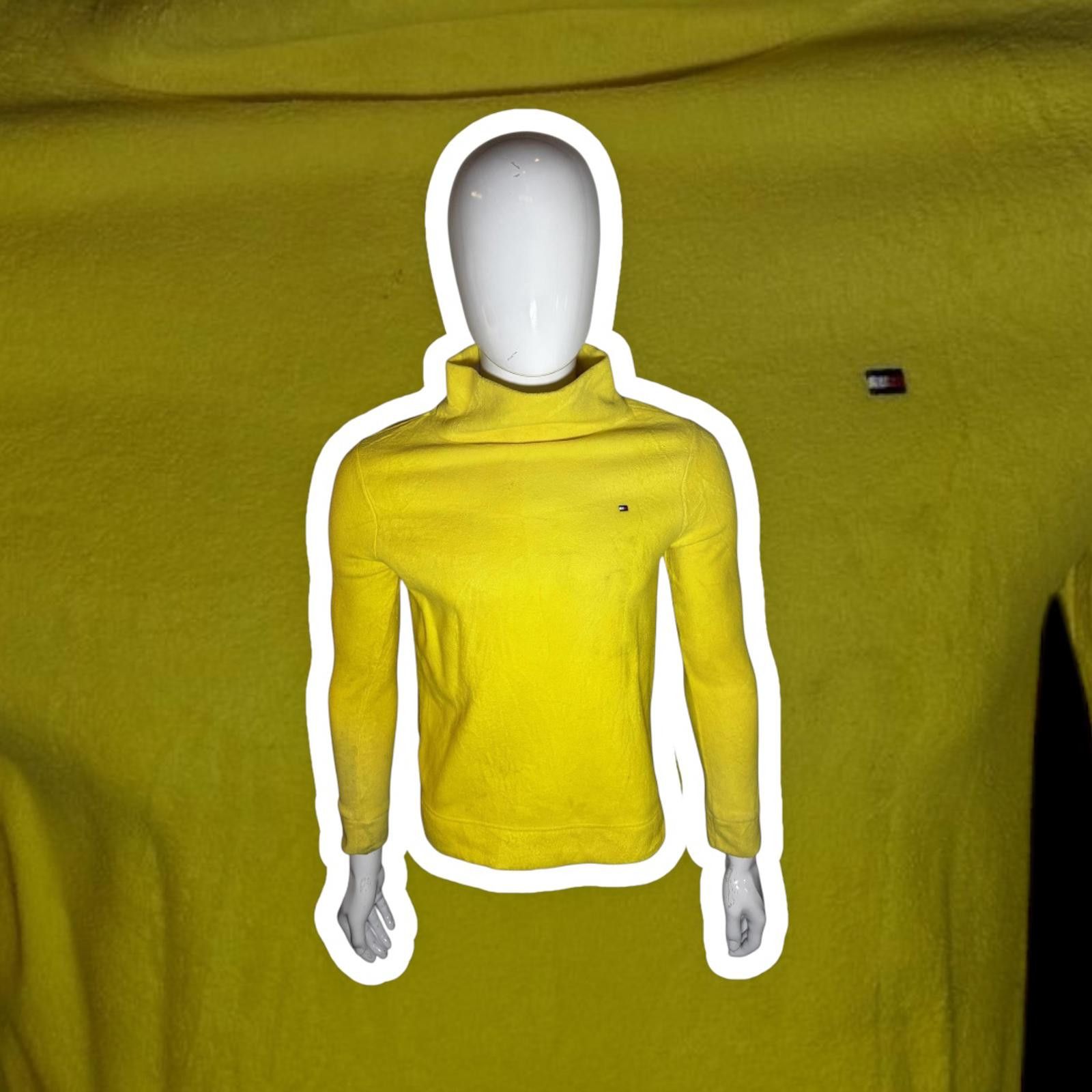 Tommy Hilfiger Tommy Hilfiger Yellow Pullover Fleece Size US S / EU 44-46 / 1 - 1 Thumbnail