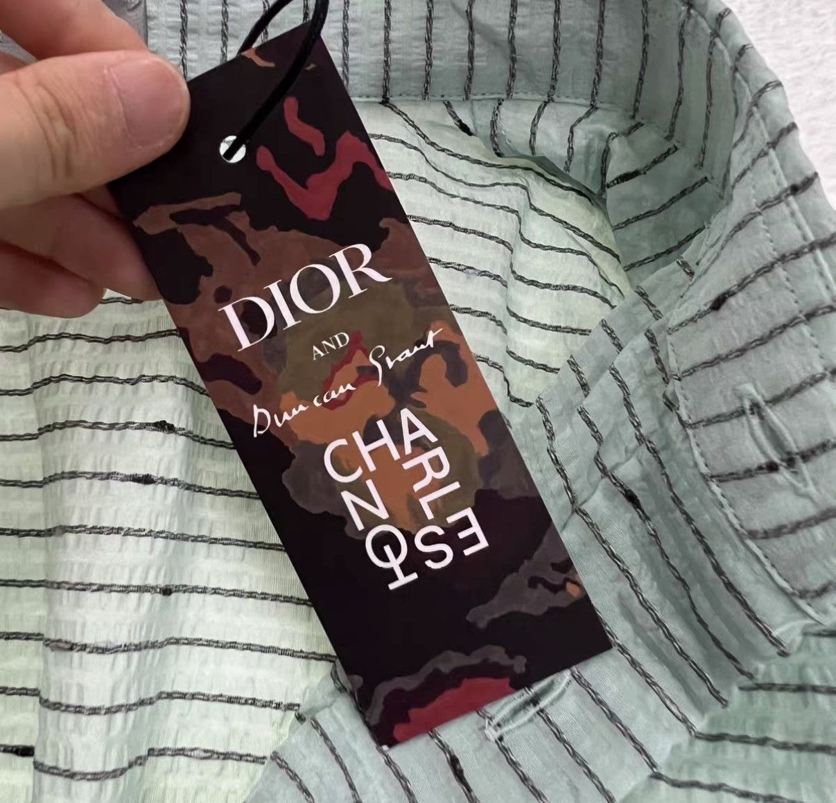 Dior Dior Striped Logo Shirt J41 Size M / US 6-8 / IT 42-44 - 6 Thumbnail