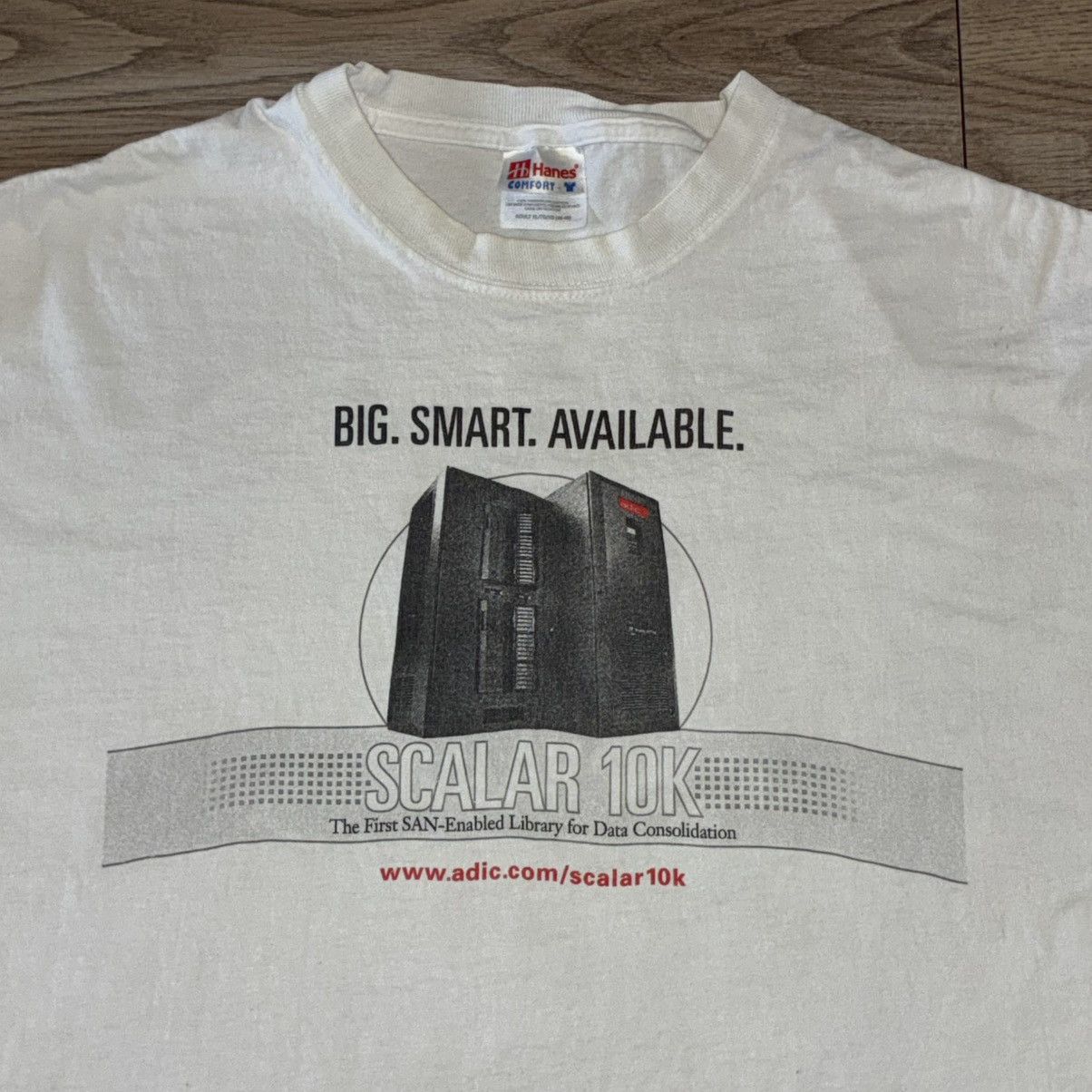 Hanes Vintage ADIC Scalar 10K computer tech tee shirt Size US XL / EU 56 / 4 - 2 Thumbnail