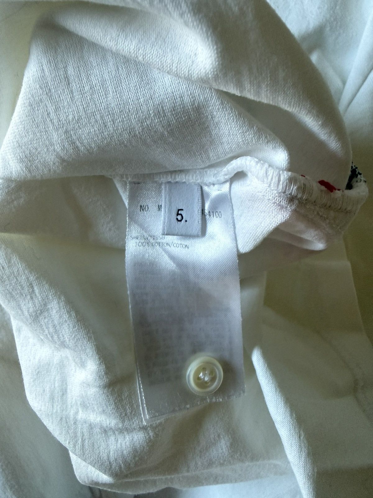 Thom Browne Thom Browne White Logo Pocket T-Shirt Size US L / EU 52-54 / 3 - 5 Thumbnail