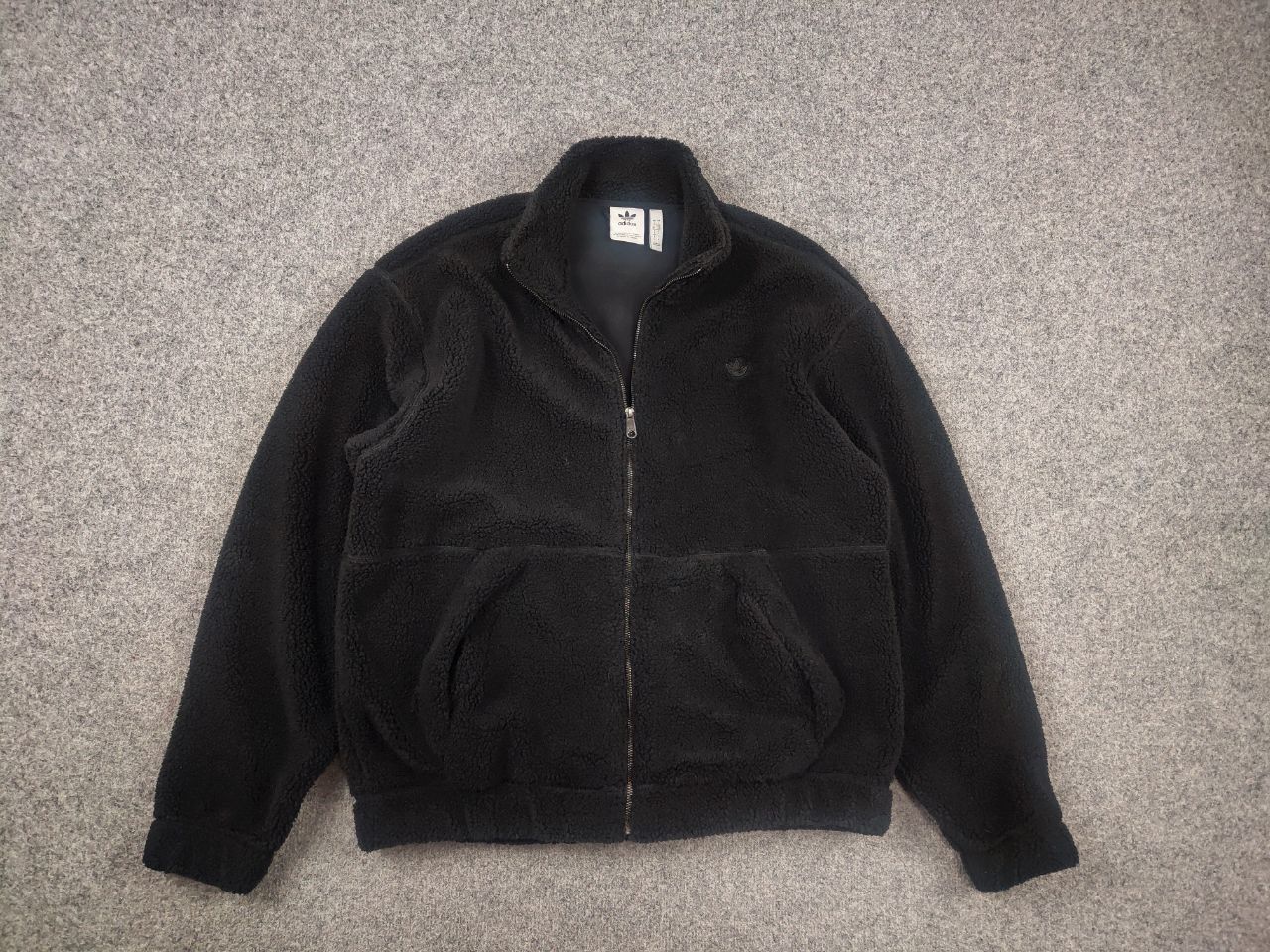Adidas Adidas Originals Premium Polar Fleece Teddy Zip Jacket Size US L / EU 52-54 / 3 - 5 Thumbnail