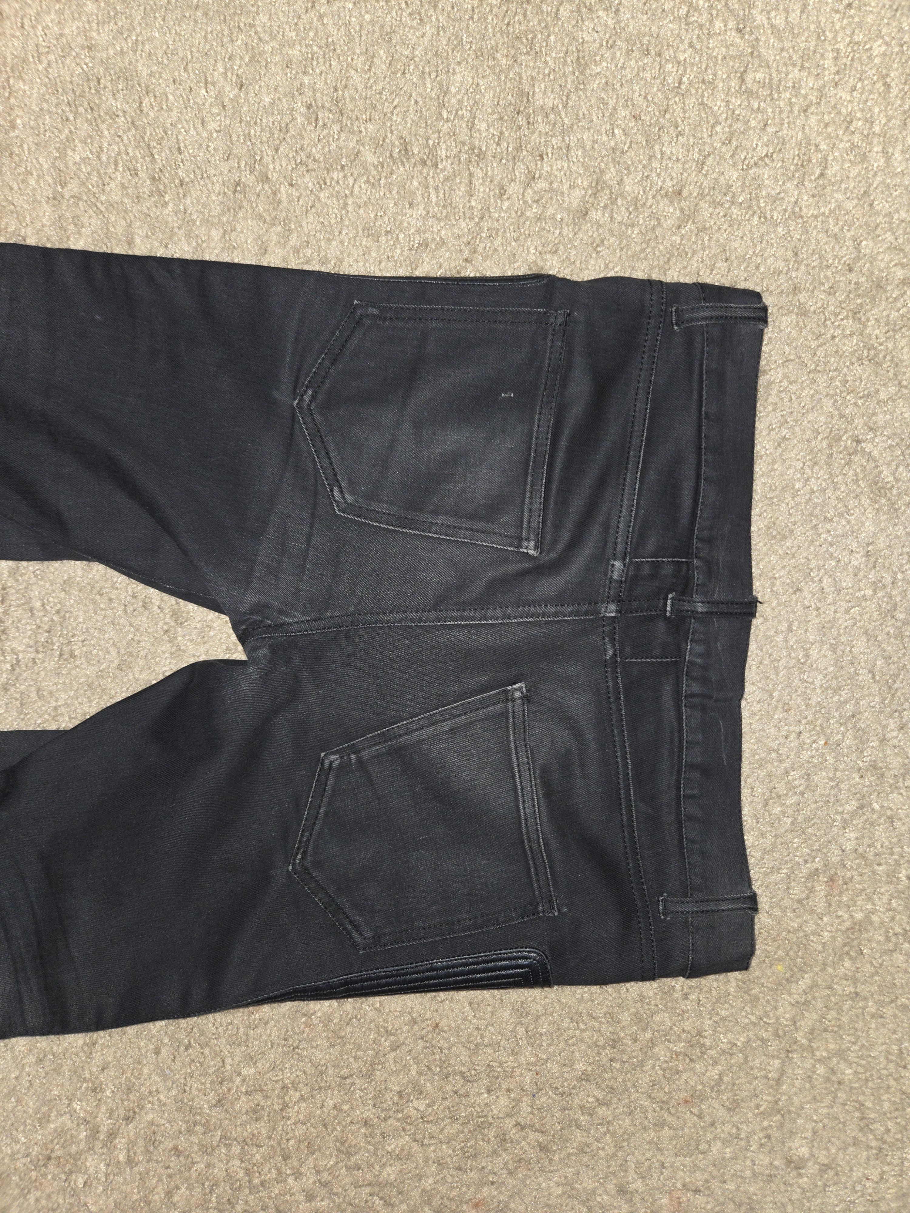 Saint Laurent Paris Saint Laurent D04 Moto Denim Size US 29 - 6 Thumbnail
