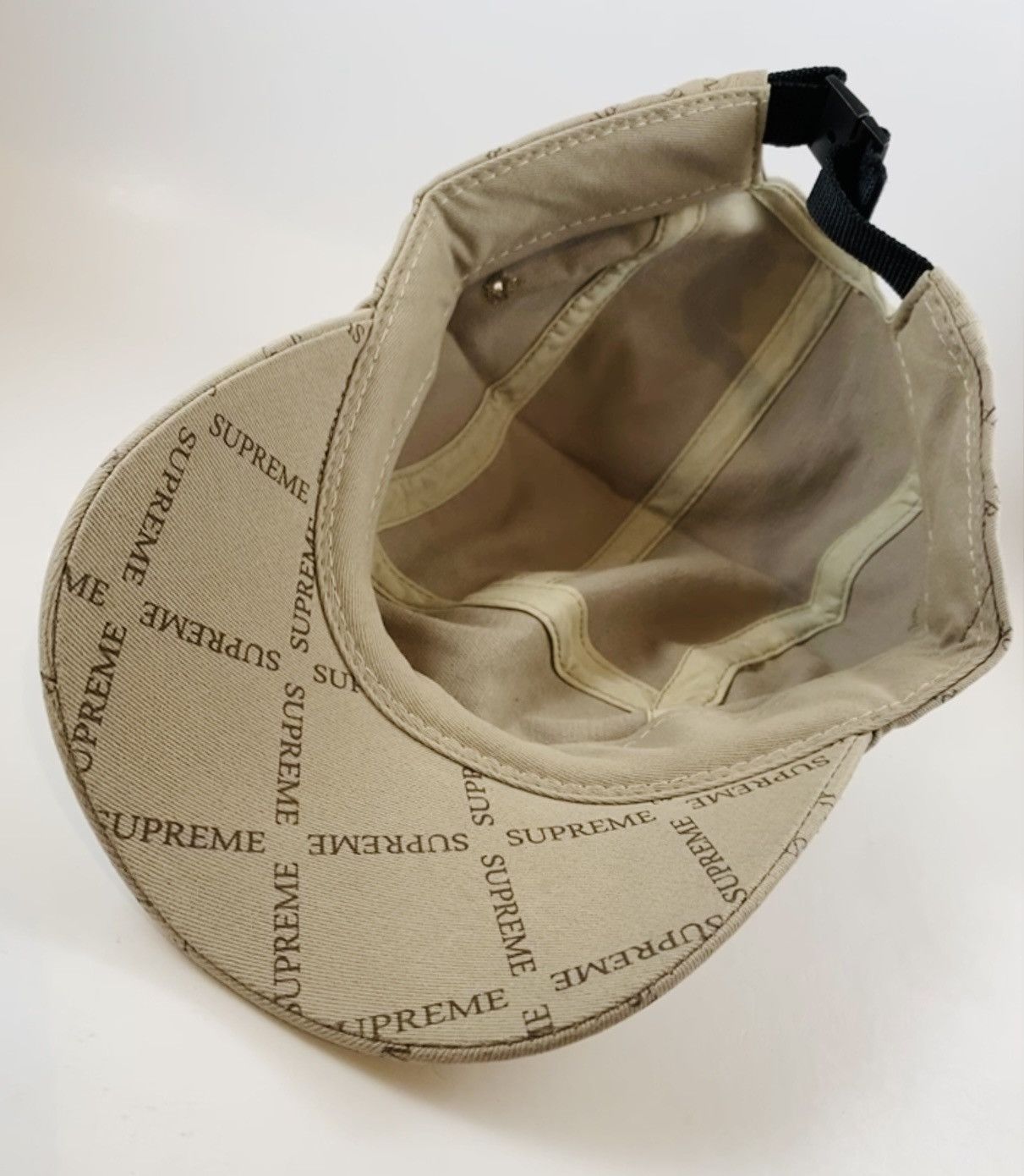Supreme Supreme Gucci Cease and Desist Monogram Camp Cap Size ONE SIZE - 6 Thumbnail