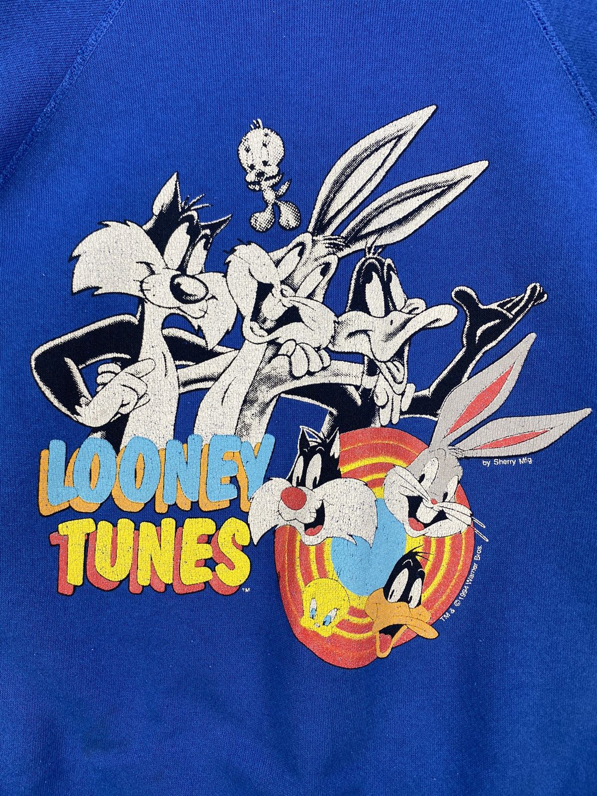 Warner Bros Vintage 1994 Looney Tunes Sweatshirt Size US L / EU 52-54 / 3 - 4 Thumbnail