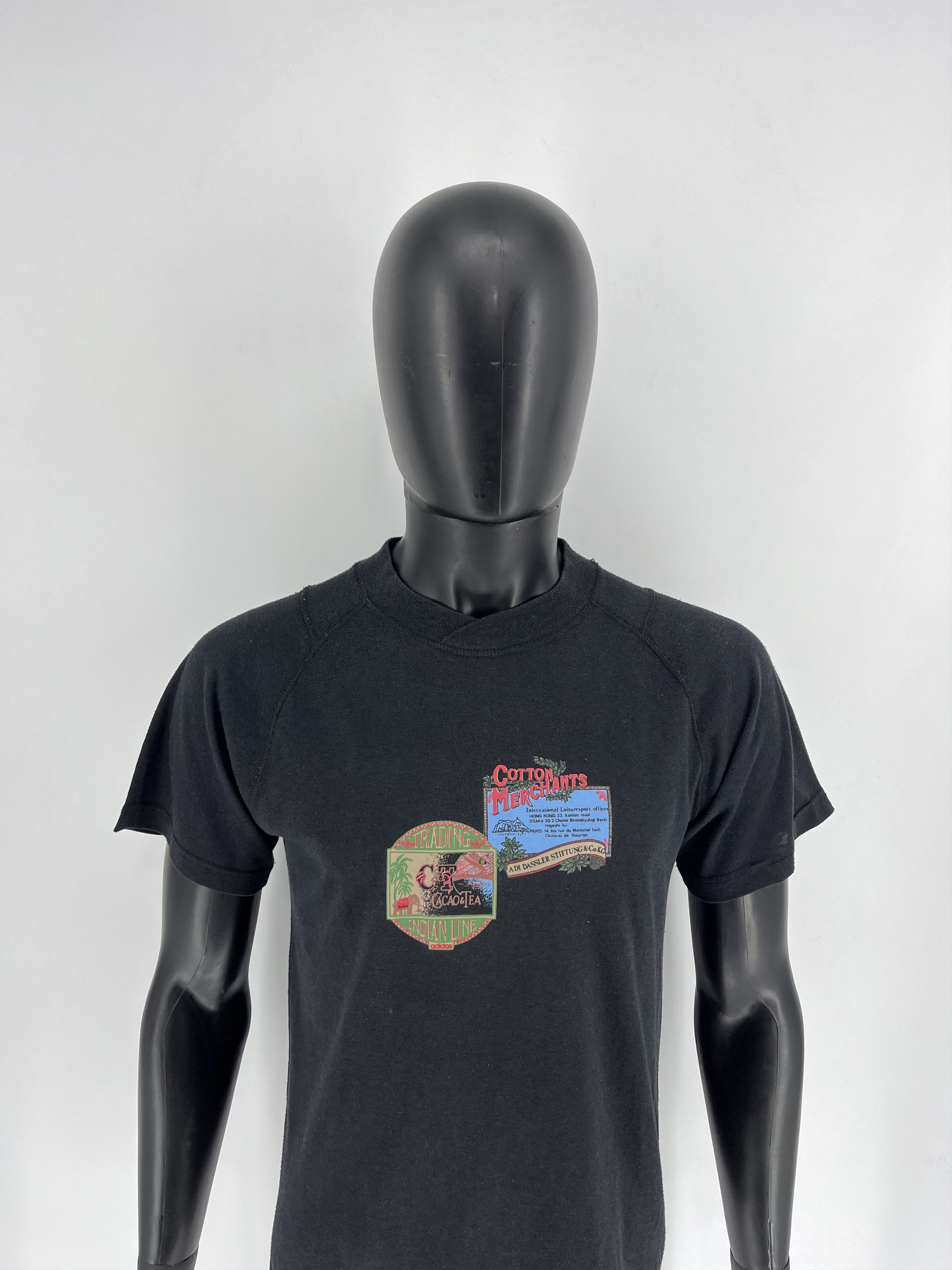 Adidas × Vintage RARE!! Vintage Y2K 90s Adidas Logo Tee Streetwear Made Spain Size US S / EU 44-46 / 1 - 5 Thumbnail
