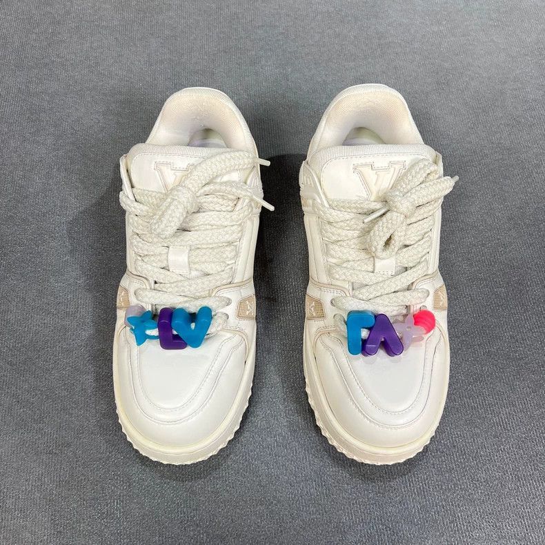 Louis Vuitton Louis Vuitton White Trainer Sneakers-2506 Size US 8.5 / EU 41-42 - 2 Thumbnail