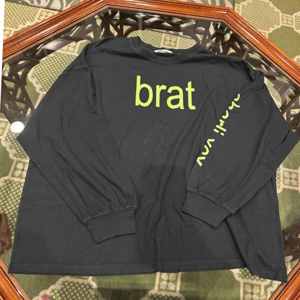 Daydreamer DAYDREAMER Charli XCX Brat One Size (OS) Long Sleeve Tee New Size ONE SIZE - 11 Thumbnail