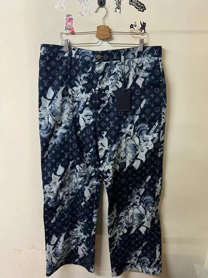 Louis Vuitton louis vuitton tie-dye denim pants-dmc Size US 31 - 1 Thumbnail