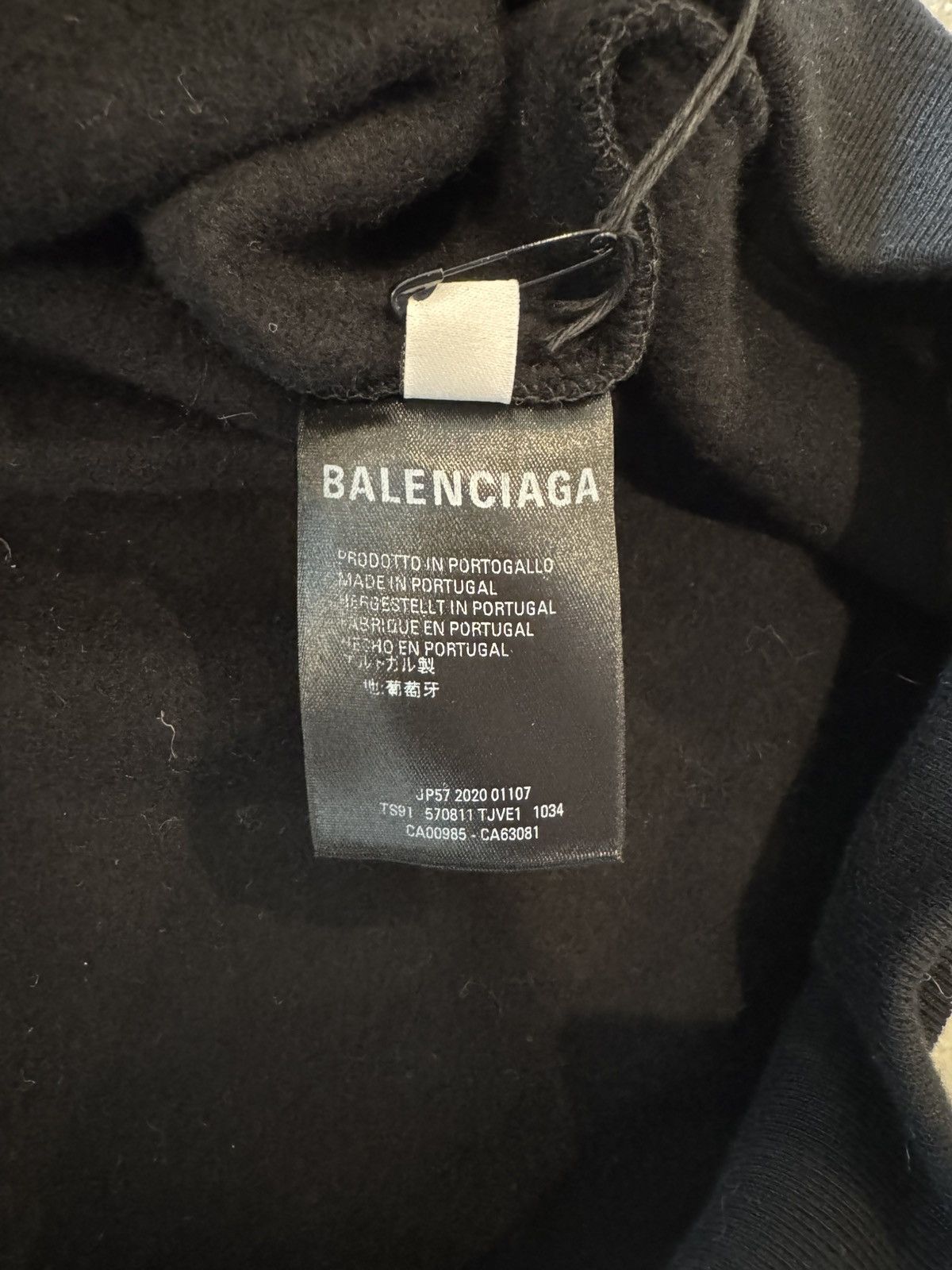 Balenciaga Balenciaga Sponsor Logo Medium Fit Hoodie Black NWT Size US M / EU 48-50 / 2 - 8 Thumbnail