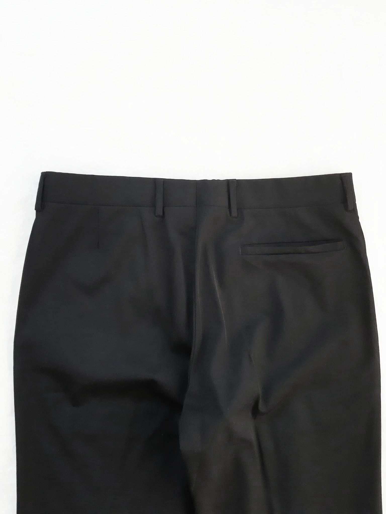 Dior × Hedi Slimane Dior Homme SS04 “Strip” Runway Glossy Wool Pants ( 46 ) Size US 30 / EU 46 - 5 Thumbnail
