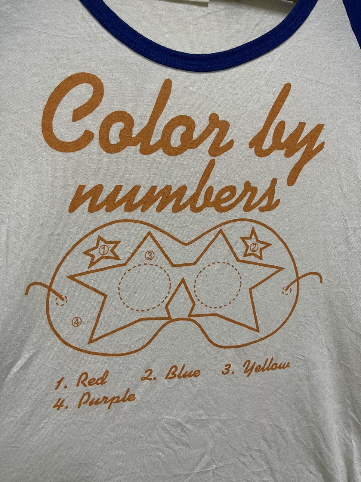 Japanese Brand Sly Color By Number Raglan Long Sleeve Japan Size M / US 6-8 / IT 42-44 - 6 Thumbnail