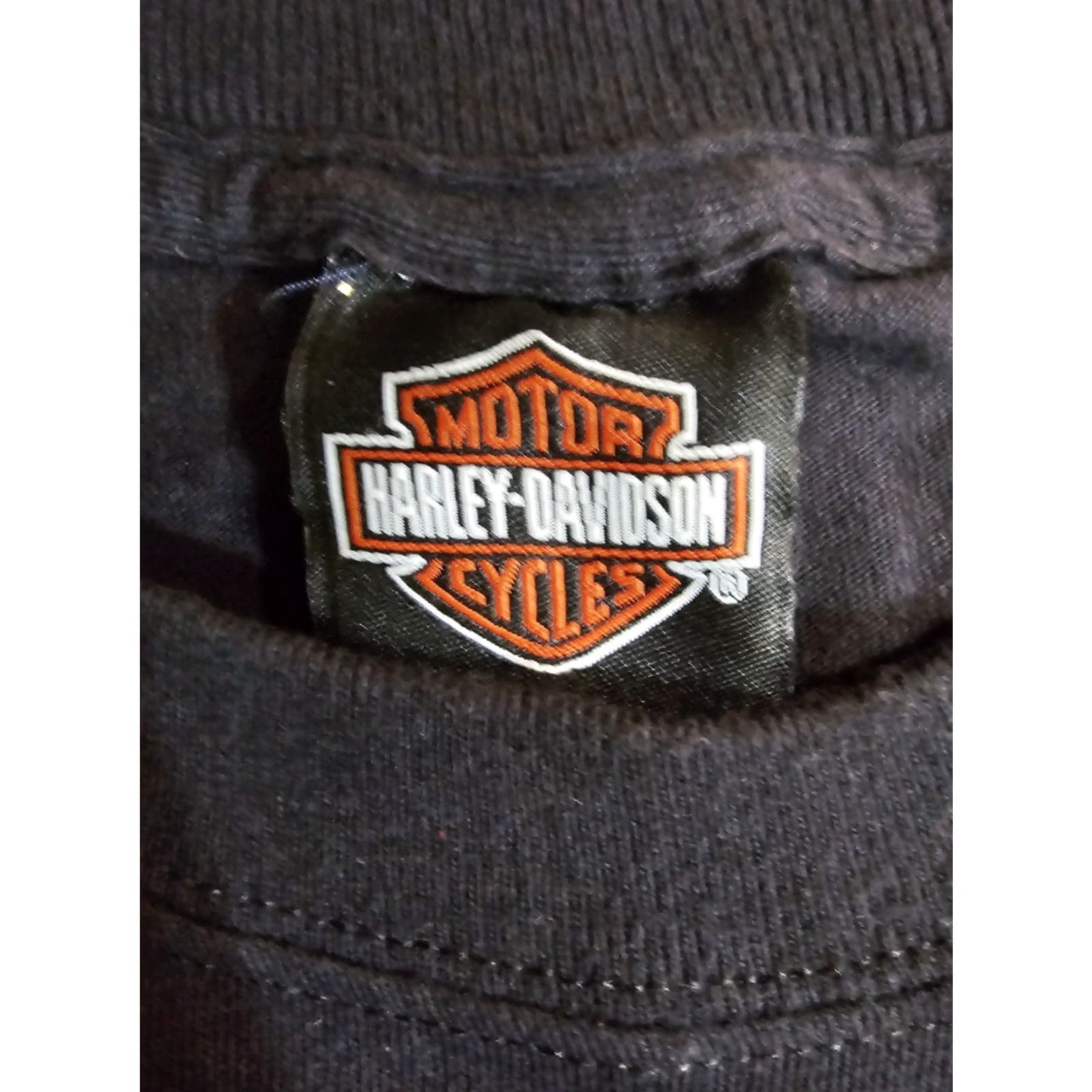 Harley Davidson VINTAGE Harley-Davidson T-Shirt Men 2XL Black Short Sleeve Crew Neck HD Cape Fear Fayetteville NC 2000s Vintage Size US XXL / EU 58 / 5 - 5 Thumbnail
