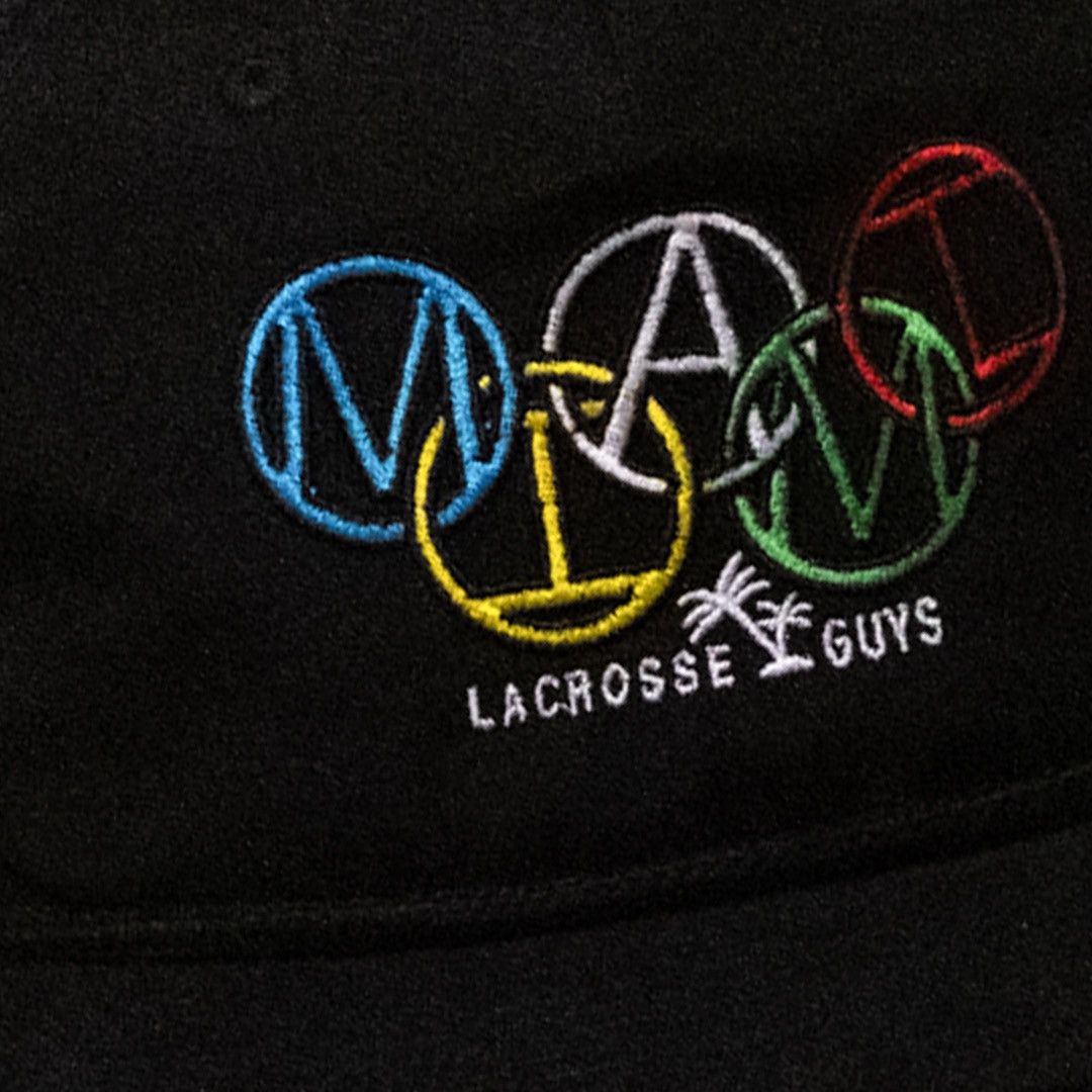 Vintage Retro Miami Lacrosse Guys Grandpa Hat Size ONE SIZE - 2 Thumbnail