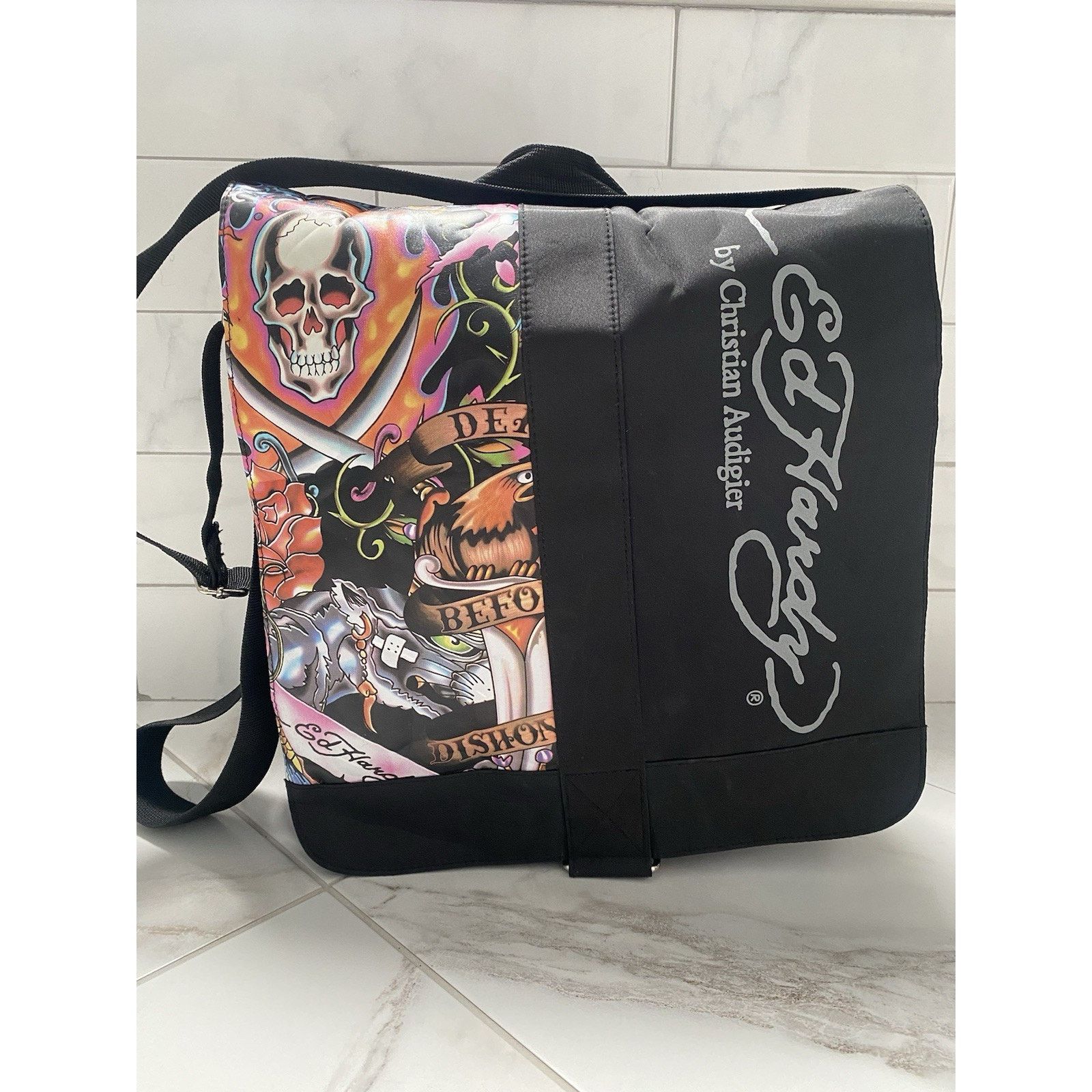 Ed Hardy Y2K Ed Hardy Shoulder Bag Blk Size ONE SIZE - 1 Thumbnail