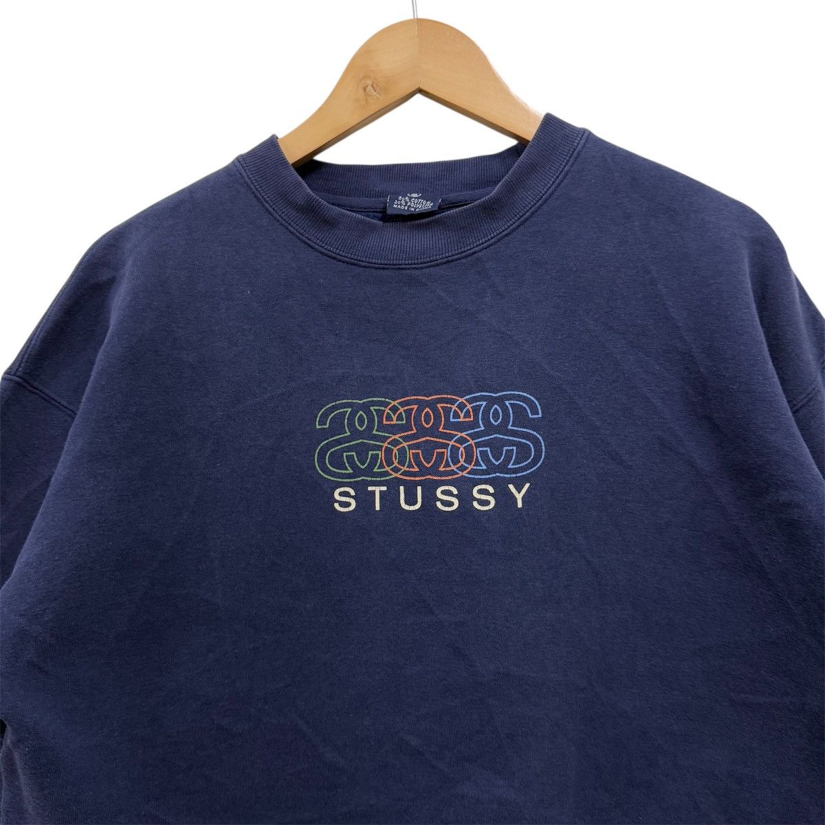 Stussy Vintage Stussy Chain Sweatshirt Big Logo Size US M / EU 48-50 / 2 - 2 Thumbnail