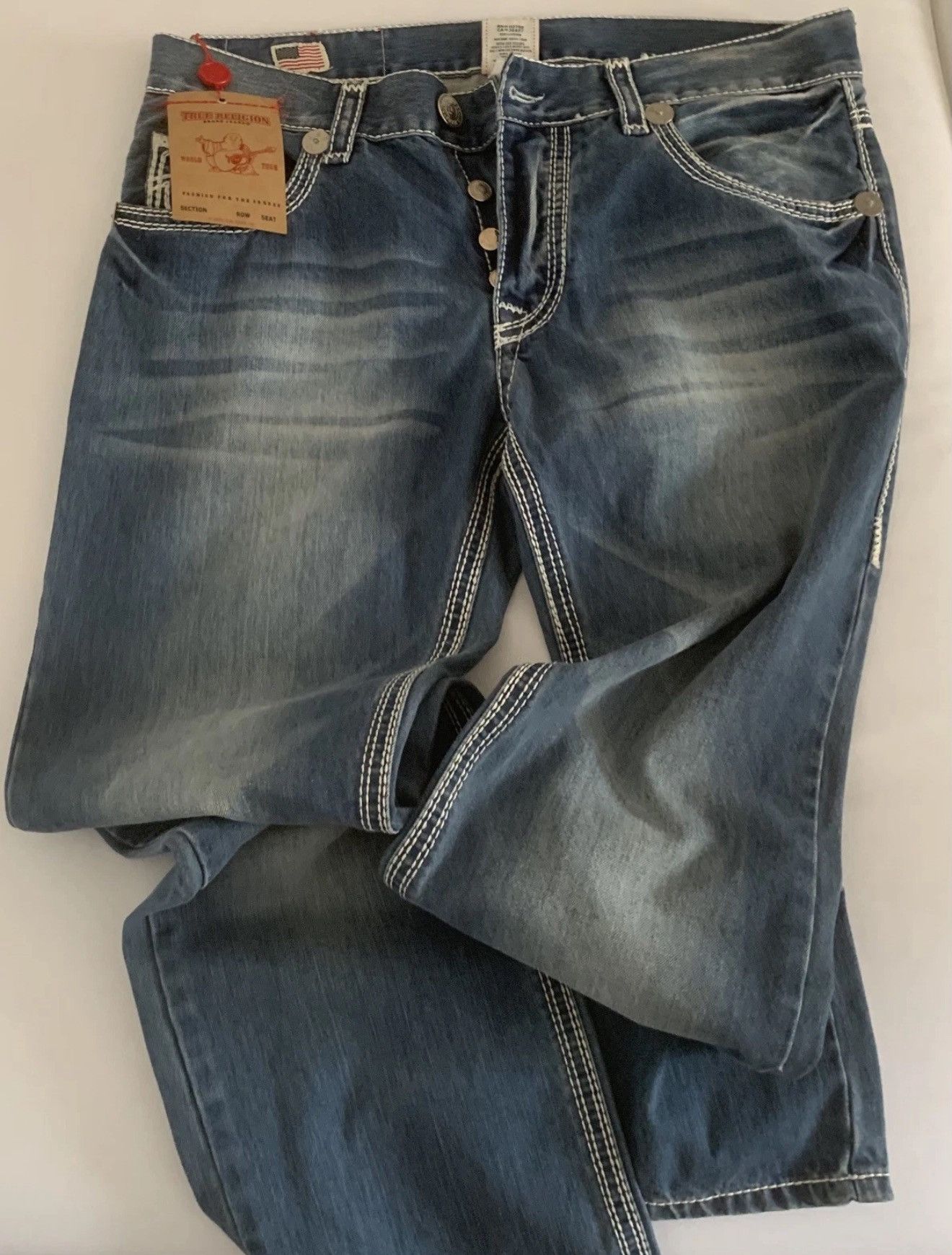True Religion True Religion Bobby Super QT Jeans, Größe 38 Size US 38 / EU 54 - 2 Thumbnail