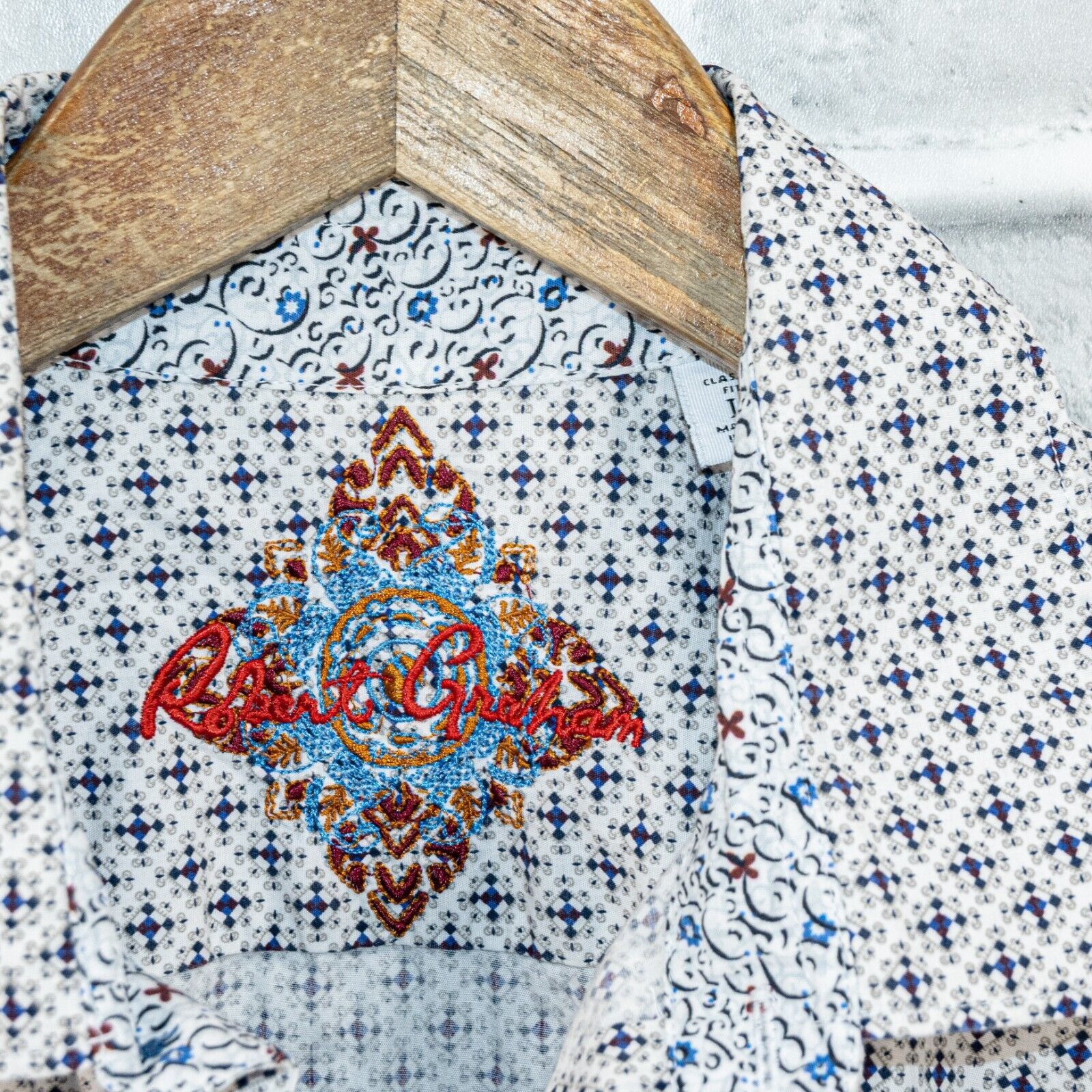 Robert Graham Robert Graham Short Sleeve Button up MOSCOW Shirt Geo Print Size US L / EU 52-54 / 3 - 2 Thumbnail