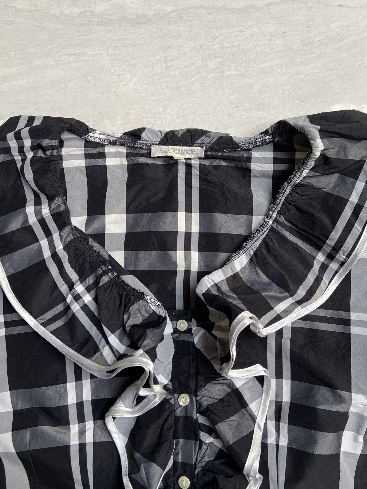 Designer × Japanese Brand NARA CAMICIE Plaid Shirt Size US L / EU 52-54 / 3 - 9 Thumbnail