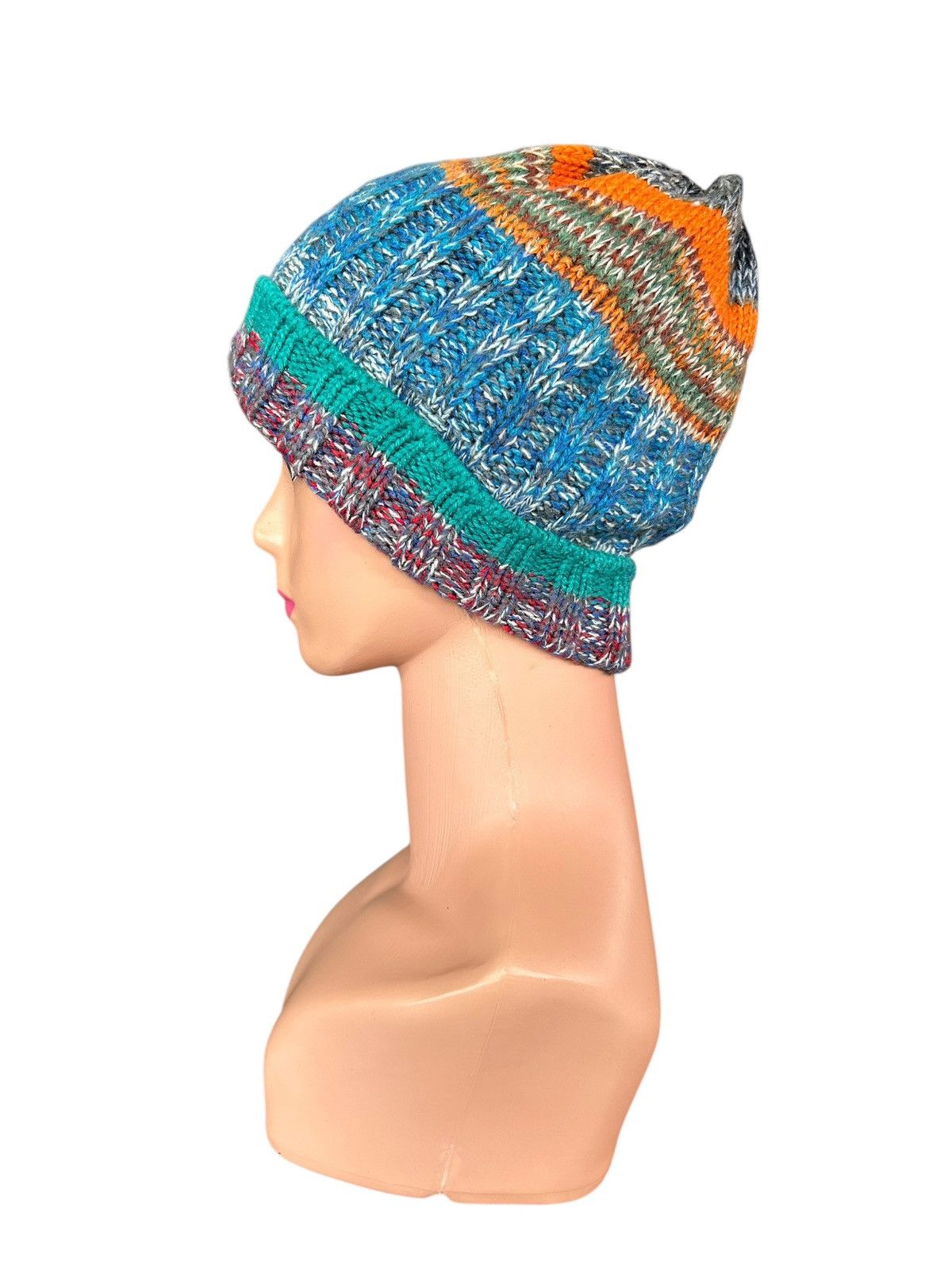 Japanese Brand × Kapital × Vintage Crochet Knitted Handmade Beanie Hats Size ONE SIZE - 3 Thumbnail