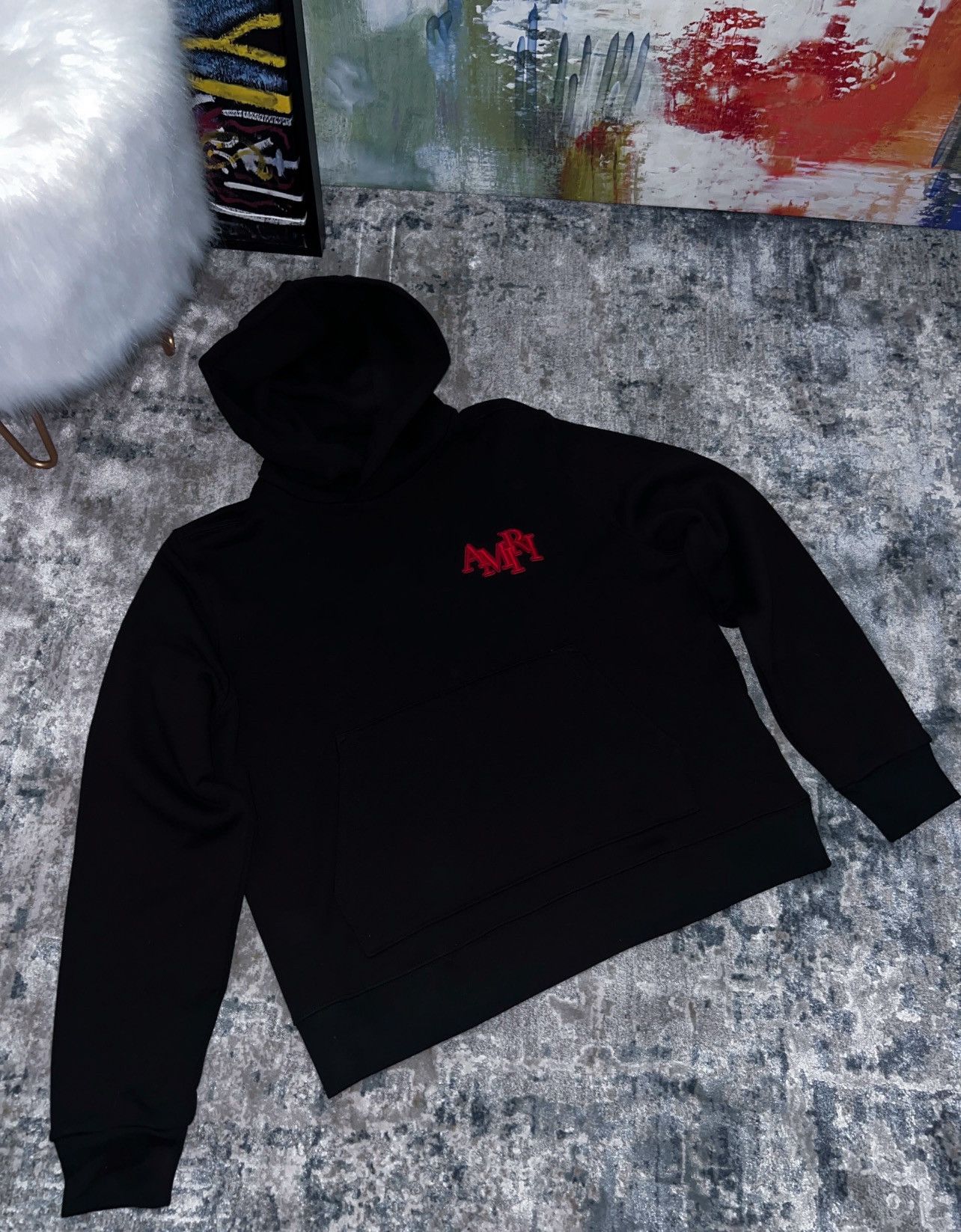Amiri Amiri logo hoodie Size US XL / EU 56 / 4 - 2 Thumbnail