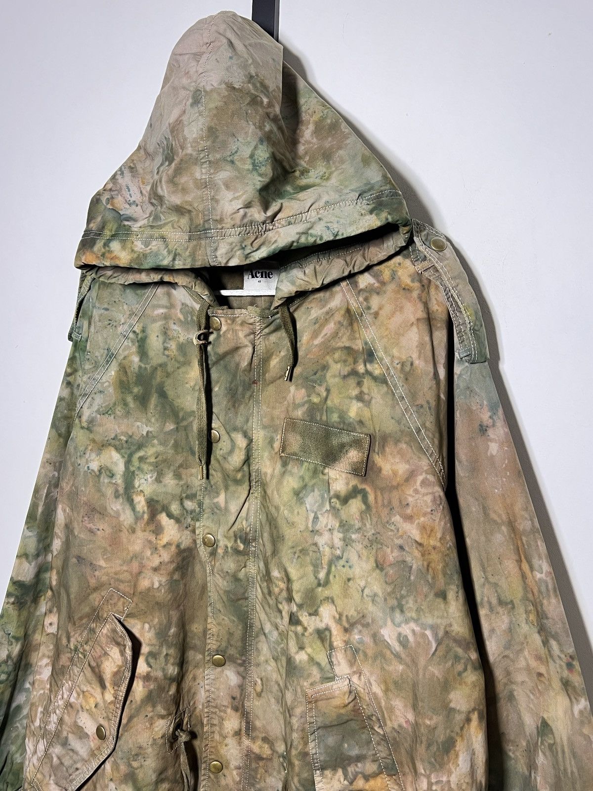 Acne Studios acne studios 2011 tie dye fishtail camo parka jacket Size US M / EU 48-50 / 2 - 5 Thumbnail