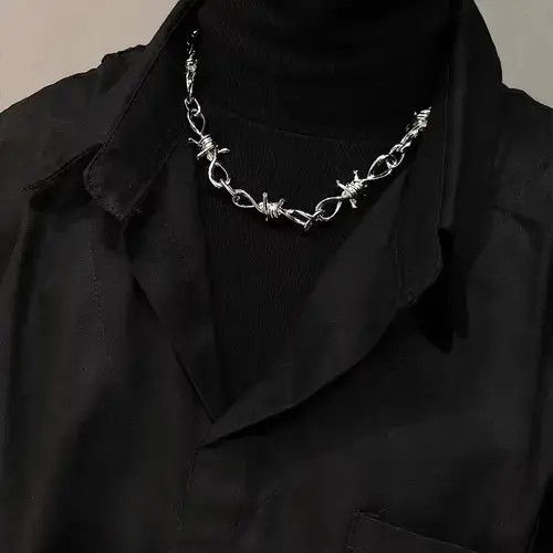 VIBE Retro punk necklace Size ONE SIZE - 4 Thumbnail