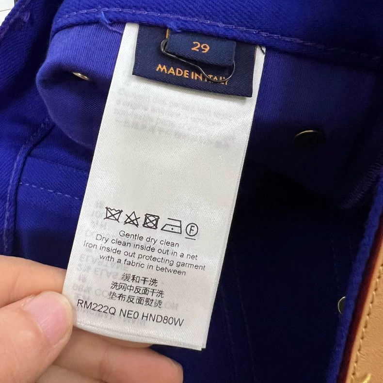 Louis Vuitton Louis Vuitton Blue Pants 2502-Nextarrow Size US 29 - 7 Thumbnail