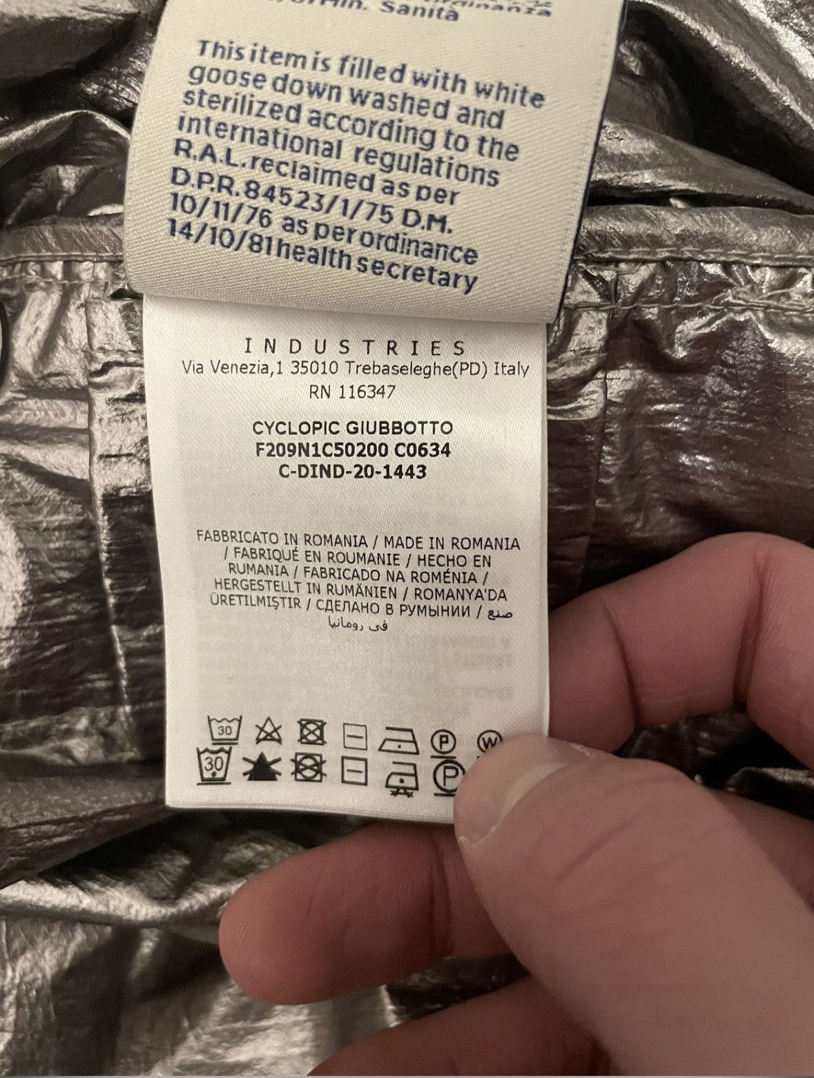Moncler × Rick Owens RICK OWENS X MONCLER CYCLOPIC COAT Size US L / EU 52-54 / 3 - 16 Thumbnail