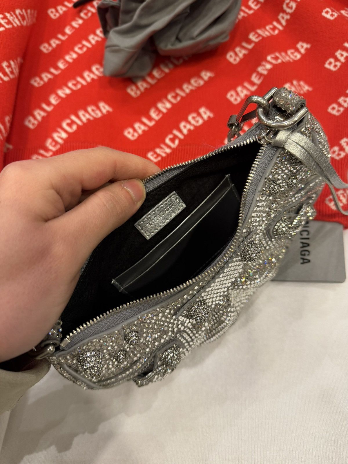 Balenciaga Balenciaga le cagole mini bag with chain giant studs Size ONE SIZE - 9 Thumbnail