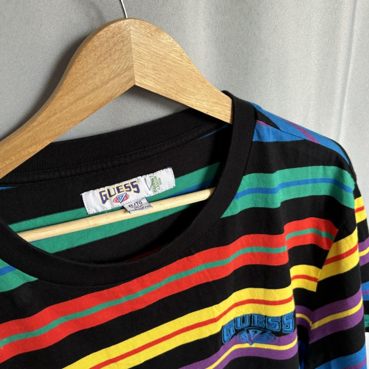 Guess Guess multicolor rare tee t-shirt xl streetwear Size US XL / EU 56 / 4 - 3 Thumbnail