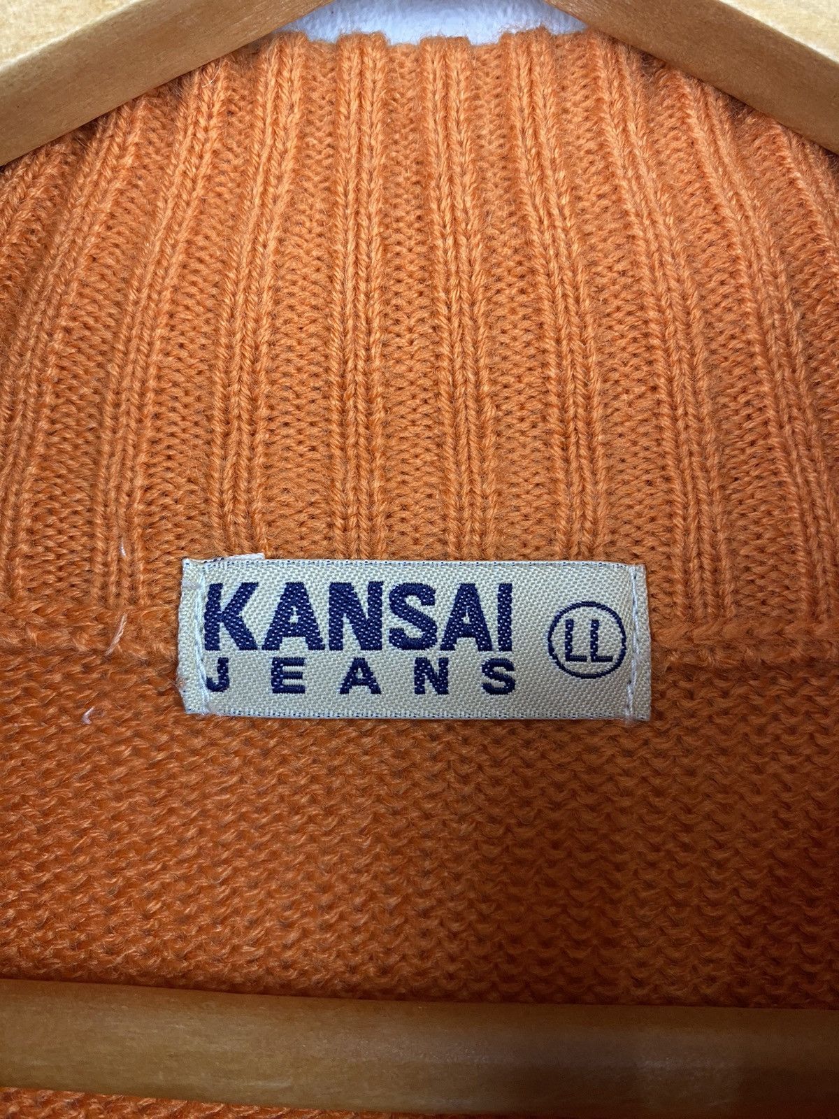 If Six Was Nine × Japanese Brand × Kansai Yamamoto Kansai Jeans Knitwear Size US L / EU 52-54 / 3 - 6 Thumbnail
