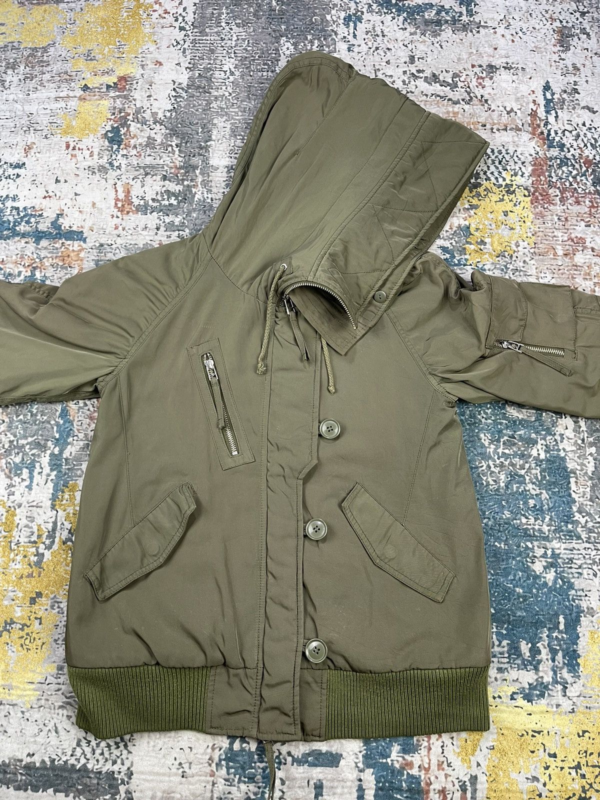 Japanese Brand Lowry Farm LGB Style N-2B Snorkel Bombers Size M / US 6-8 / IT 42-44 - 3 Thumbnail