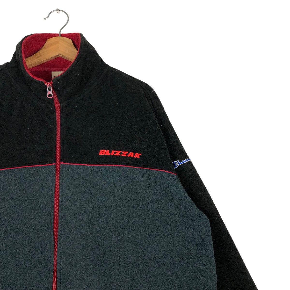 Champion 🔥Vtg Fleece Jacket Worker Champion Blizzak Racing Sports Size US M / EU 48-50 / 2 - 6 Thumbnail