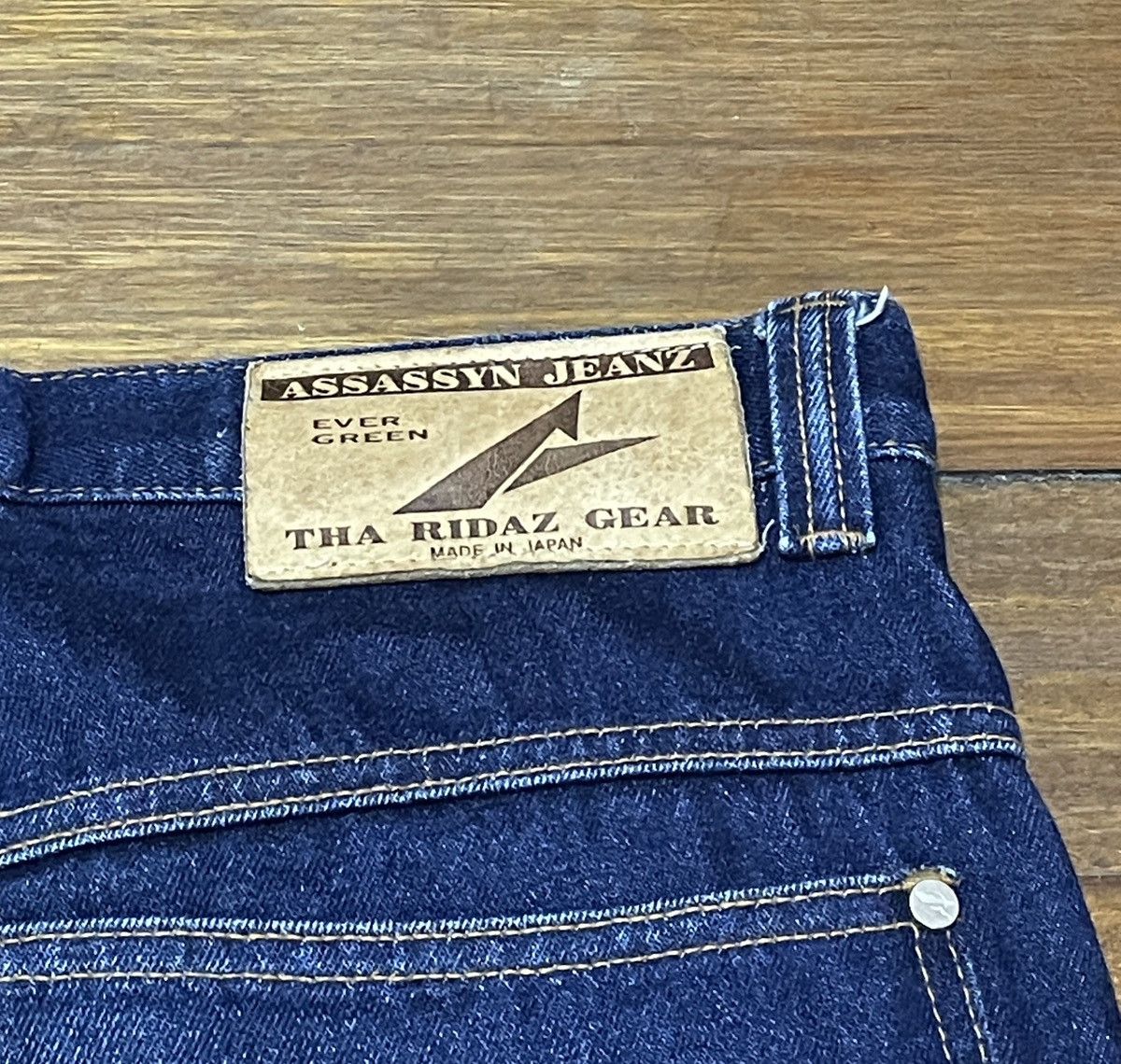 Japanese Brand Rare Design Vintage Assassyn Jeanz Baggy Jeans 1990s Size US 32 / EU 48 - 7 Thumbnail
