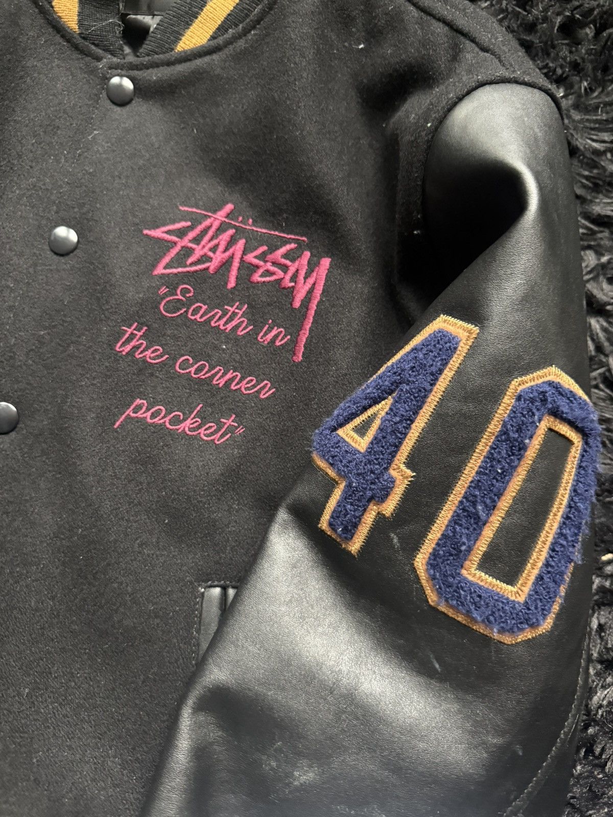 Stussy 40th Anniversary IST Varsity Jacket Fall 2020 Size US S / EU 44-46 / 1 - 5 Thumbnail