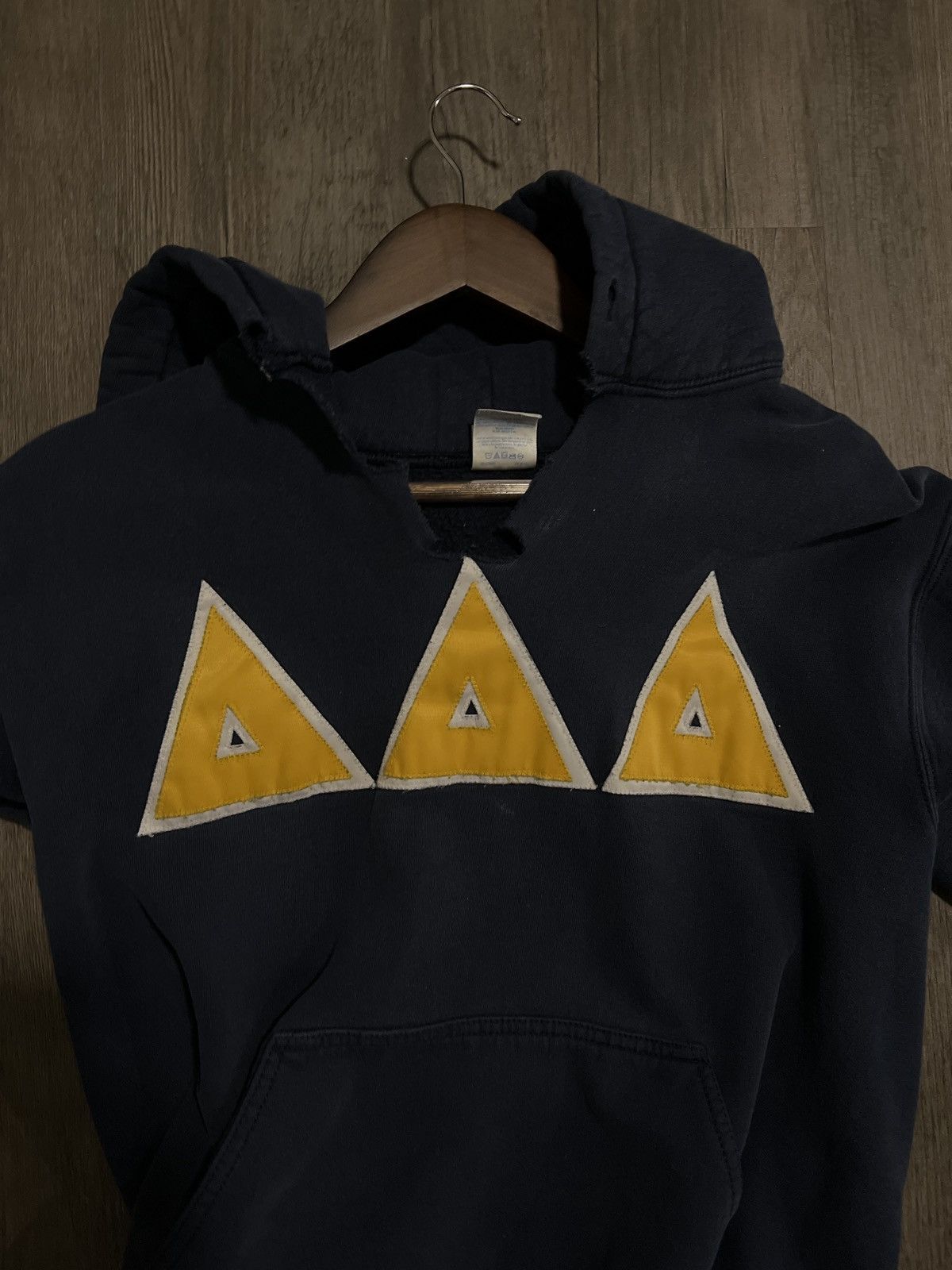 Unsound Rags Vintage Tri Delta (tri delt) Sorority Hoodie Size US M / EU 48-50 / 2 - 2 Thumbnail