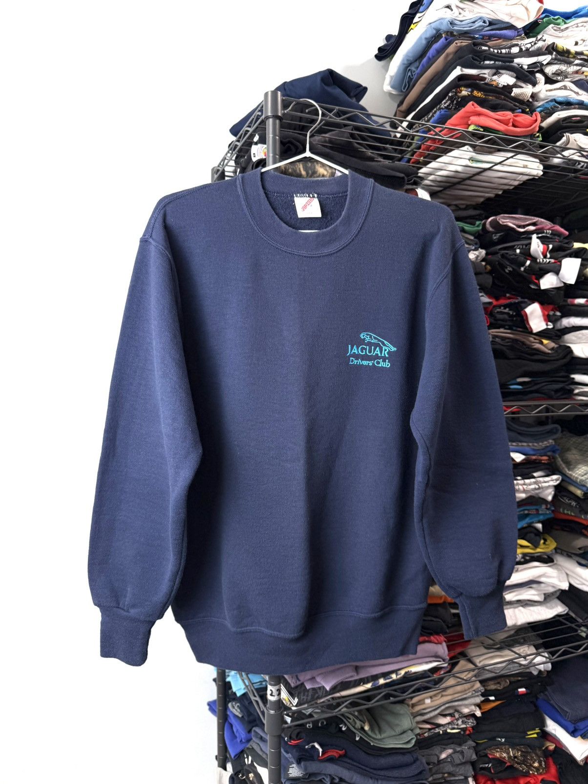 Vintage Vintage Jaguar Drivers Club Sweatshirt Racing Land Rover Size US M / EU 48-50 / 2 - 1 Thumbnail