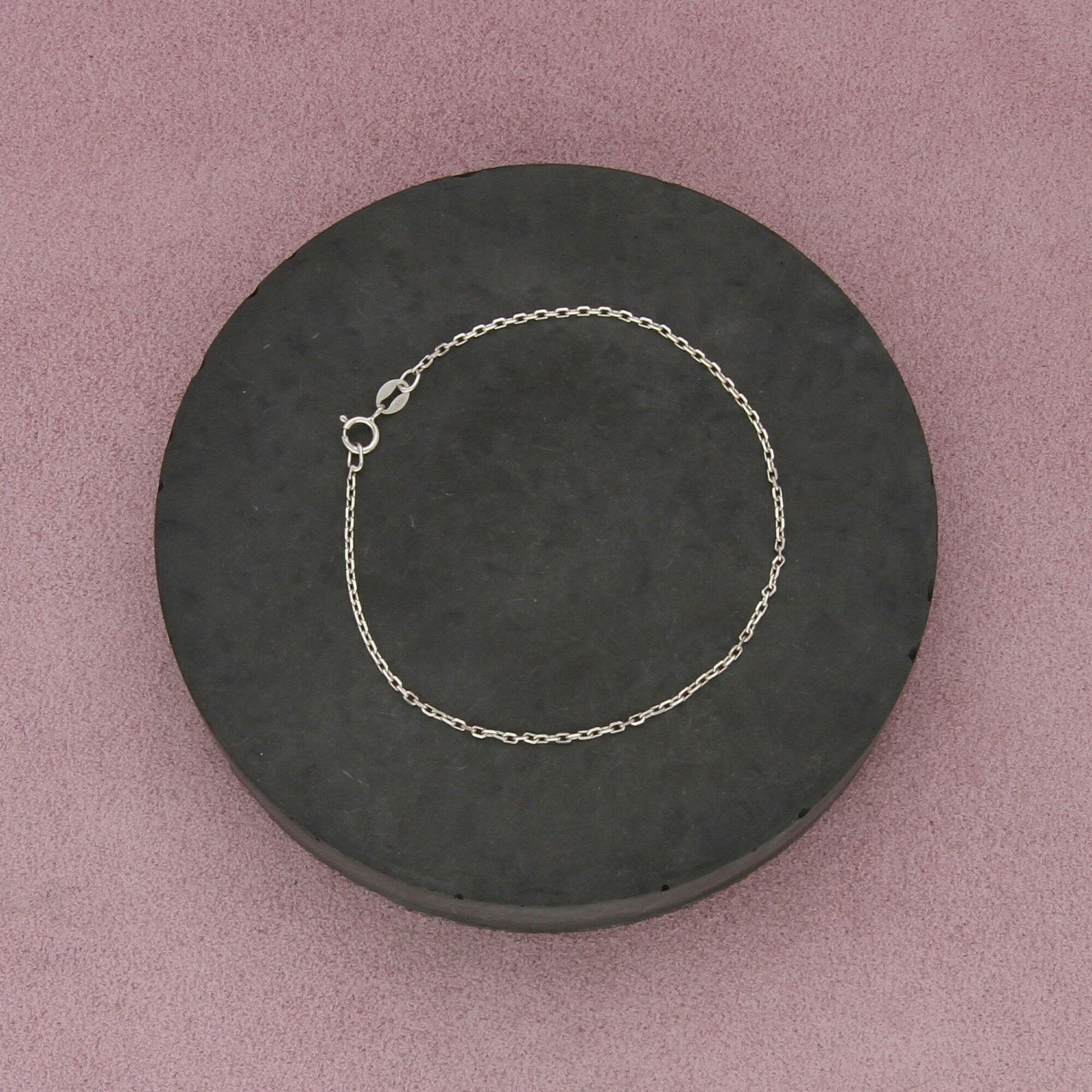 Sterling Silver sterling silver 1mm fine cable chain bracelet size 7in Size ONE SIZE - 1 Thumbnail