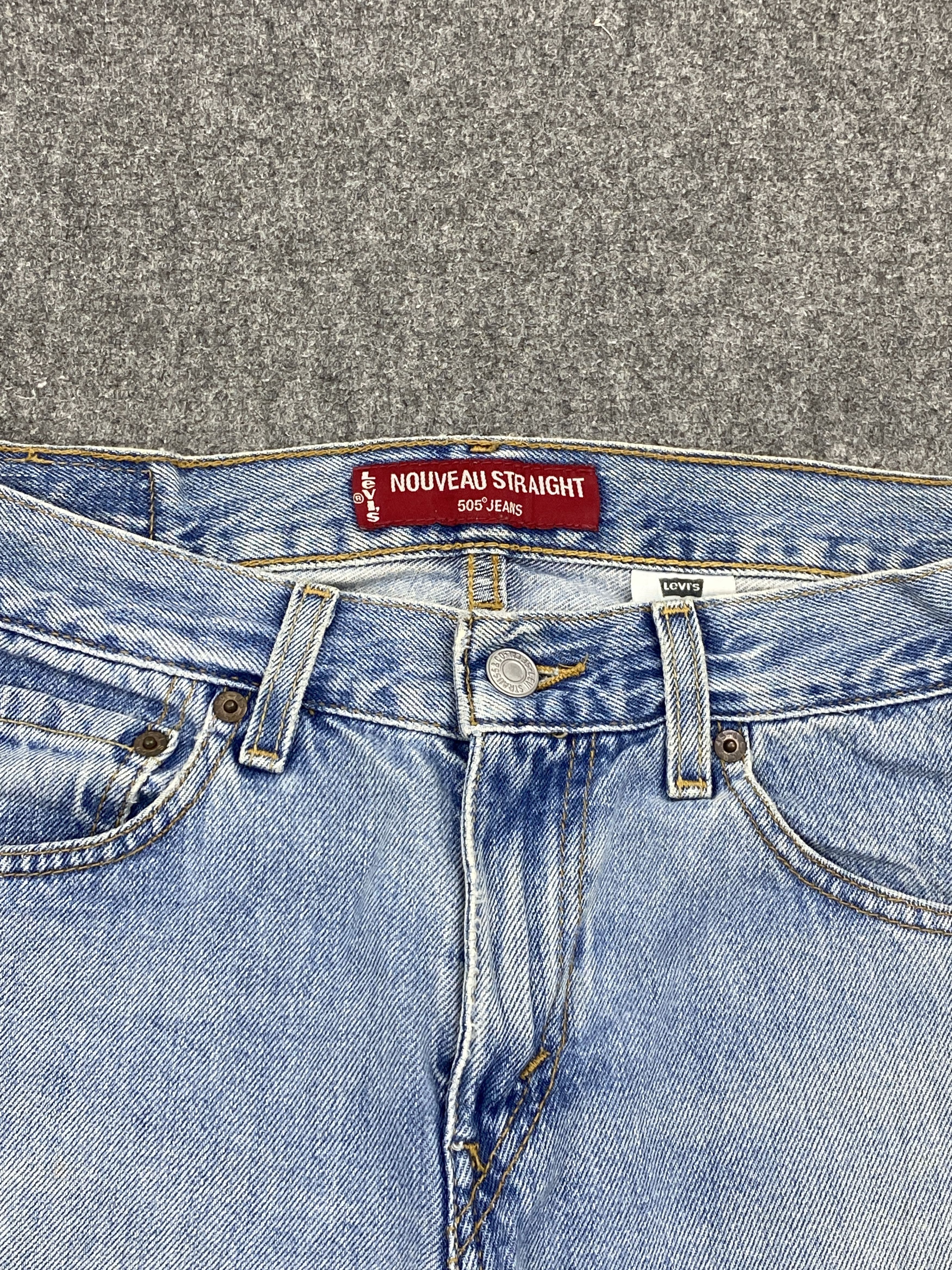 Levi's Light Wash Vintage levis 505 Flare Denim DP2636 Size US 28 / EU 44 - 9 Thumbnail