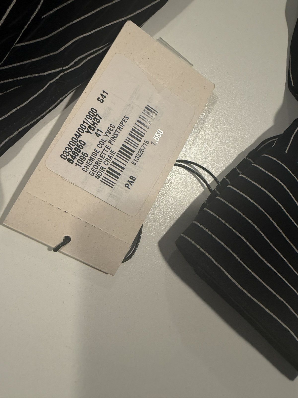 Saint Laurent Paris Saint Laurent mens striped silk shirt. 41/16. $1500 Size US L / EU 52-54 / 3 - 2 Thumbnail