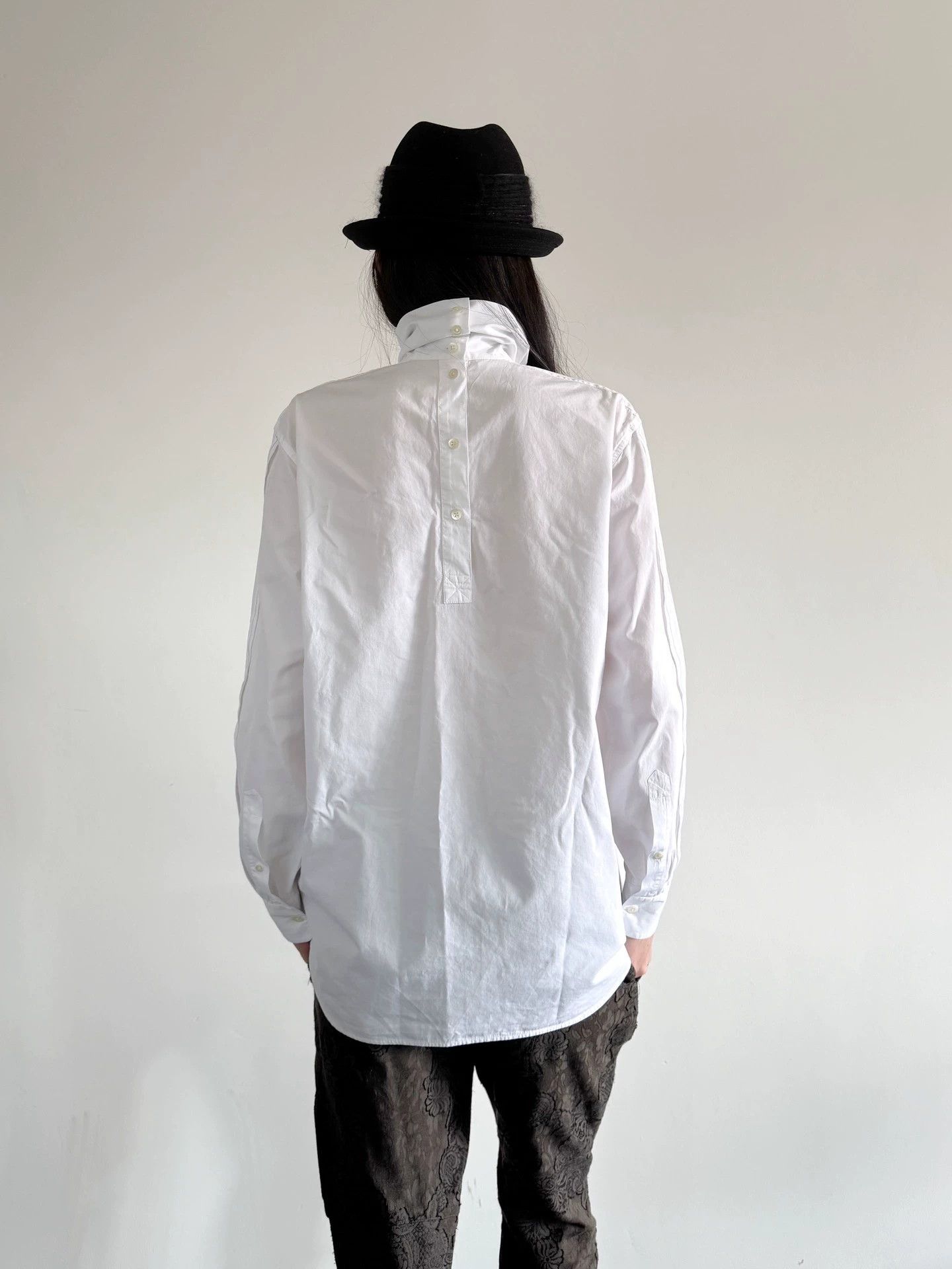 Dries Van Noten Dries Van Noten Vintage White Turtleneck Shirt Size S Size S / US 4 / IT 40 - 7 Thumbnail