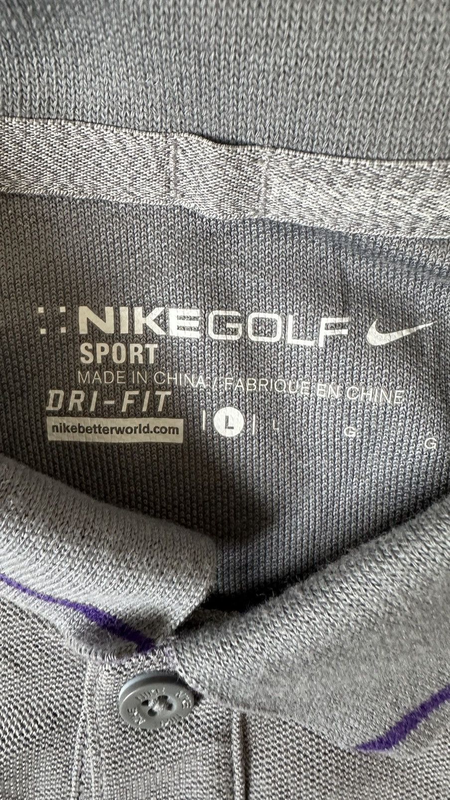 Nike VINTAGE NIKE GOLF LONG SLEEVE POLO TEE Size US M / EU 48-50 / 2 - 5 Thumbnail