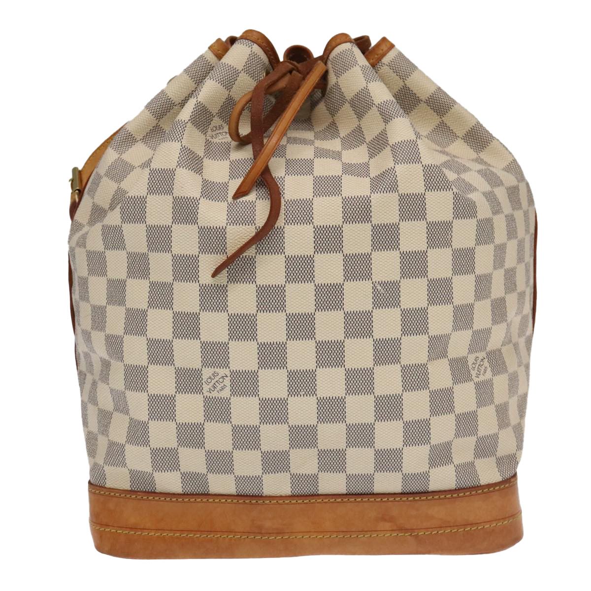 Louis Vuitton Noé White Canvas Shoulder Bag (Pre-Owned) Size ONE SIZE - 1 Thumbnail