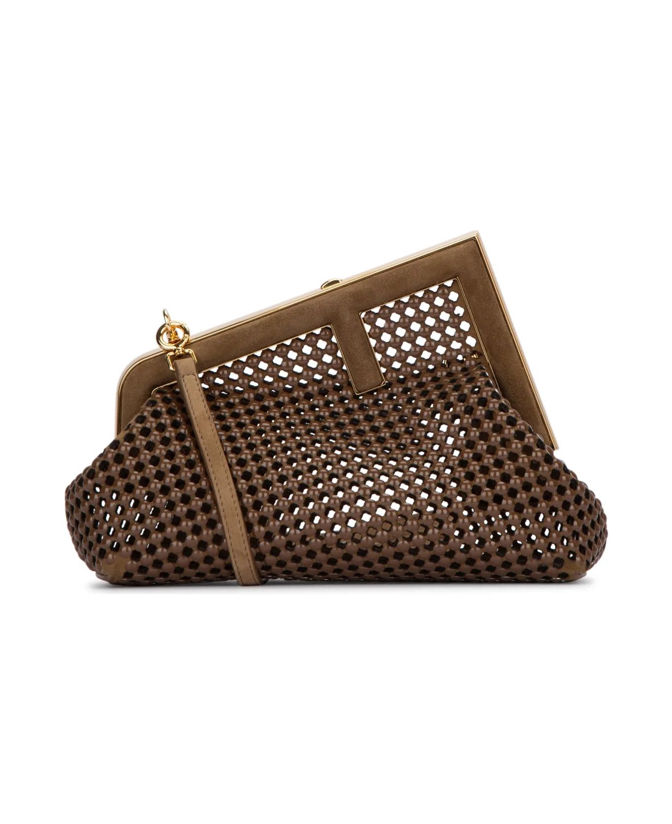 Fendi o1s1wg110326 Size: OS/First Small in Dark Brown Size ONE SIZE - 1 Thumbnail