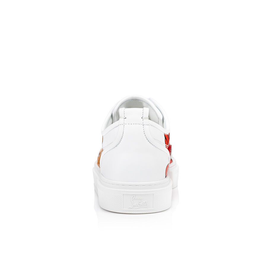 Christian Louboutin oc11z0425 Adolon Junior Flat in White Size US 10 / EU 43 - 4 Thumbnail